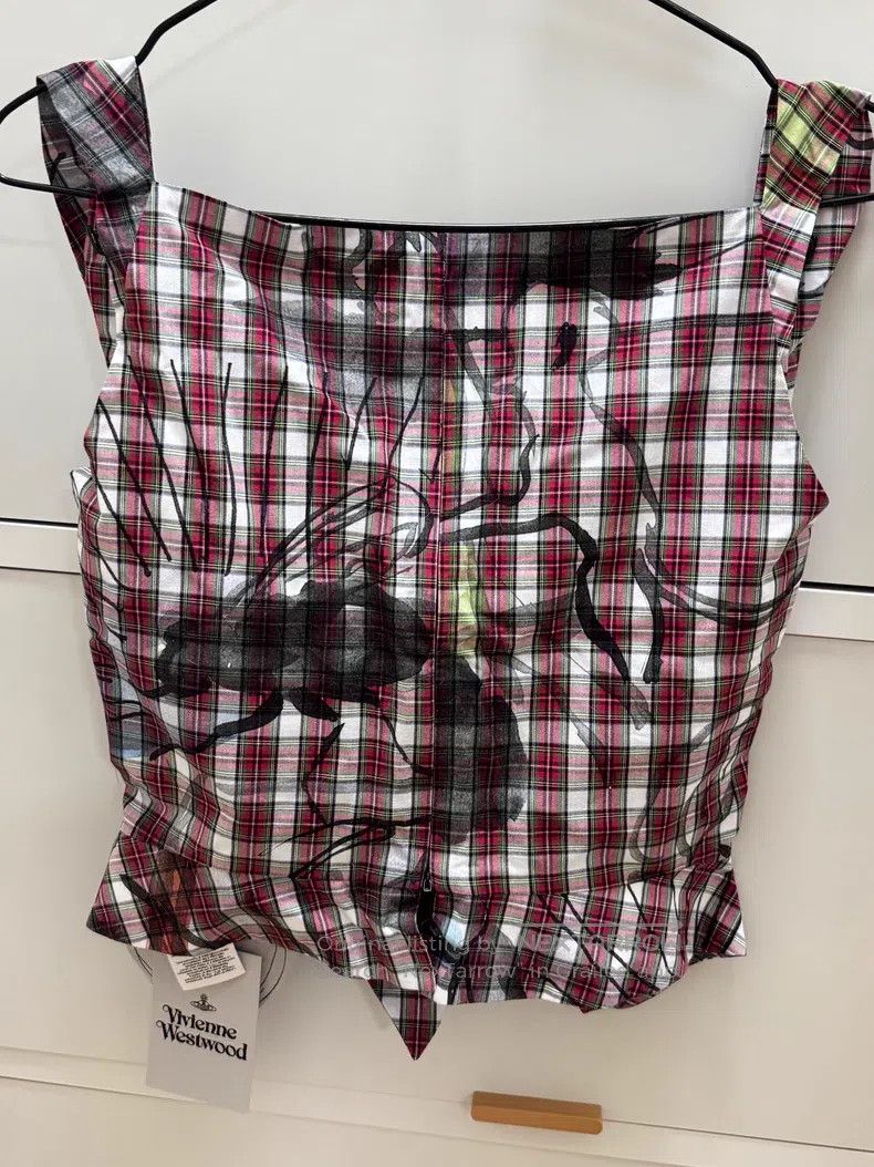 Vivienne Westwood Vivienne Westwood Red and white checkered vest Size S / US 4 / IT 40 - 2 Thumbnail