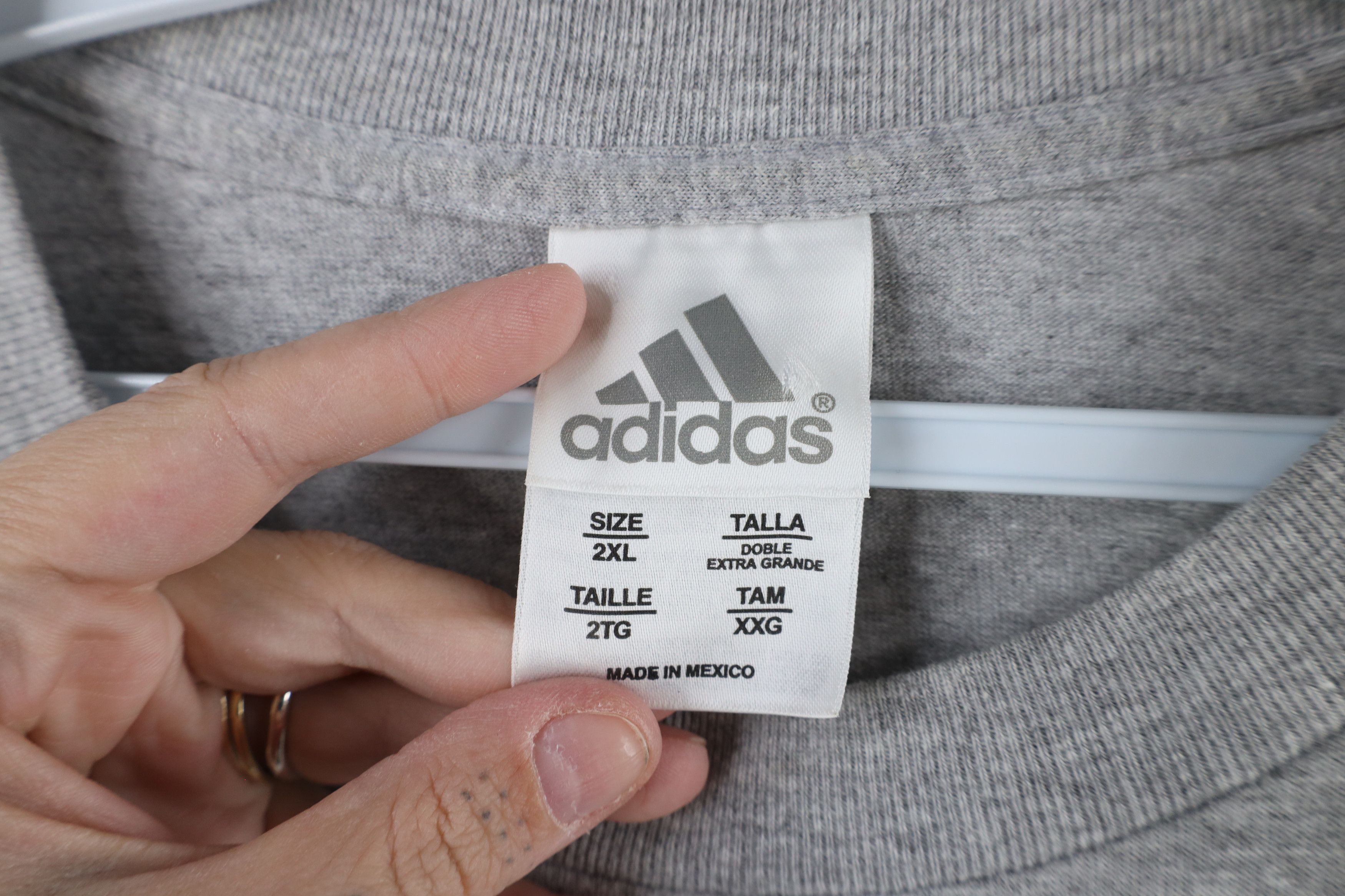 Adidas × Vintage Vintage 90s Adidas Soccer Fire Flames Long Sleeve T-Shirt Size US XXL / EU 58 / 5 - 6 Thumbnail