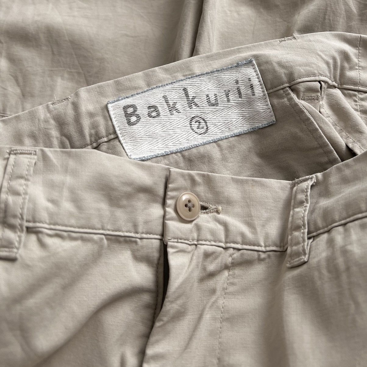 45rpm × Vintage (BAKKURii 45RPM) PATTERN WORLD WAR US ARMY JODHPURS PANTS Size US 32 / EU 48 - 5 Thumbnail