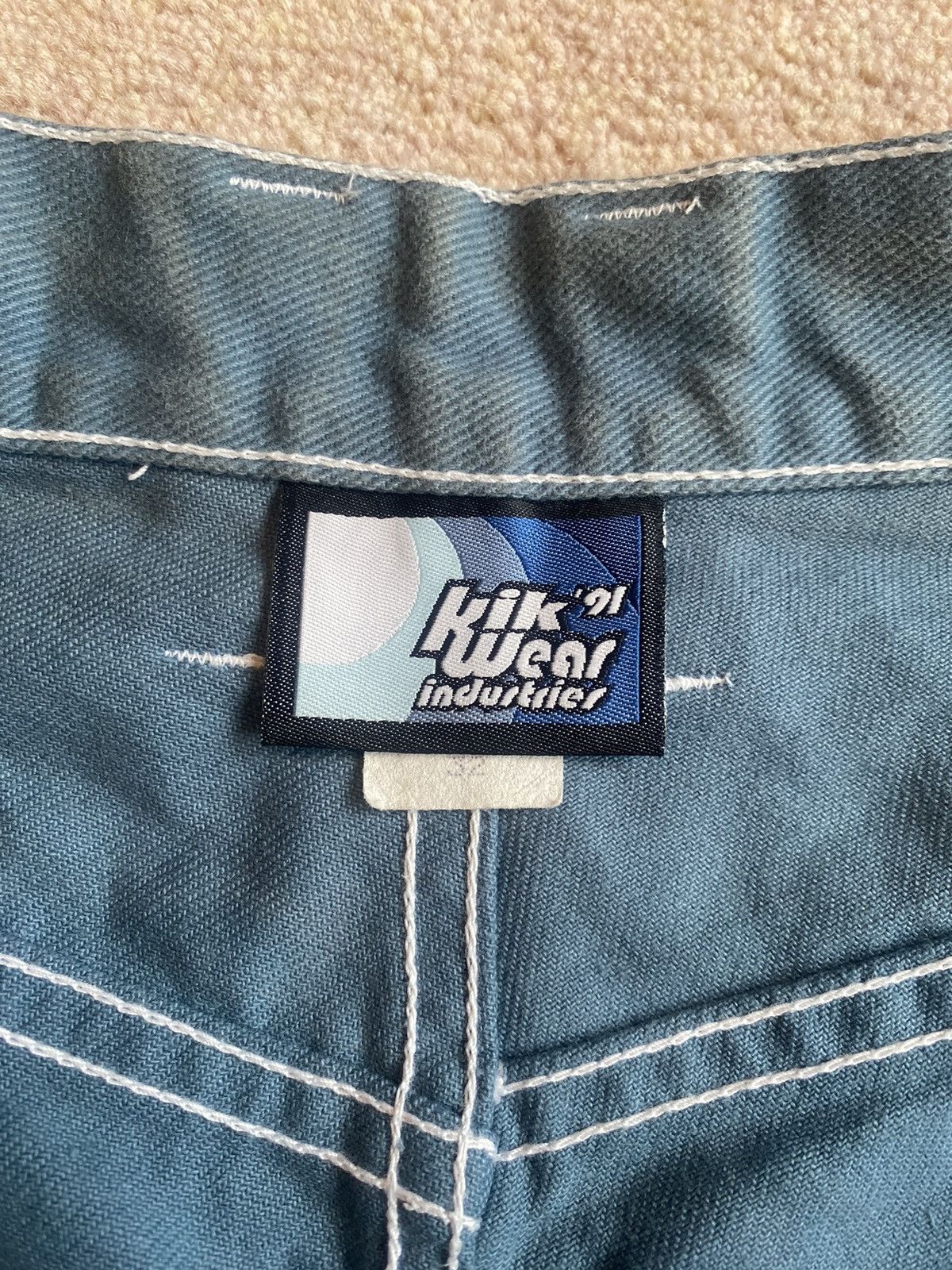 JNCO × Southpole × Vintage Crazy Rare Vintage 90s Kikwear Baggy Wide Leg Rave Jeans Size US 32 / EU 48 - 9 Thumbnail