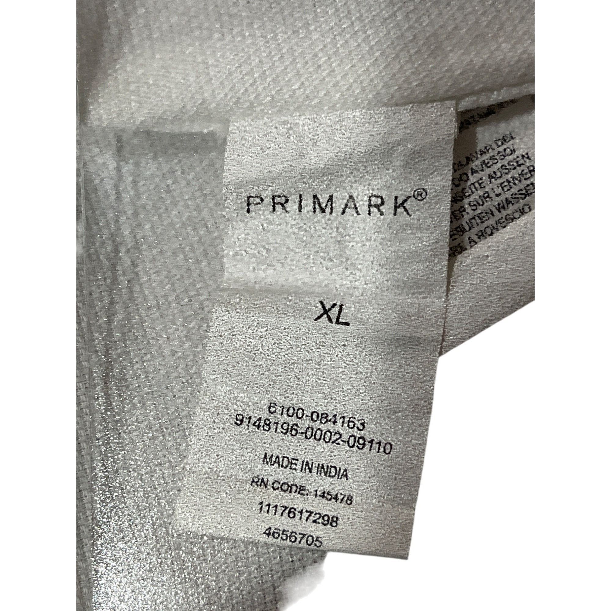Other Primark Mens White Button-Up Shirt XL 100% Cotton Short Slee Size US XL / EU 56 / 4 - 4 Thumbnail