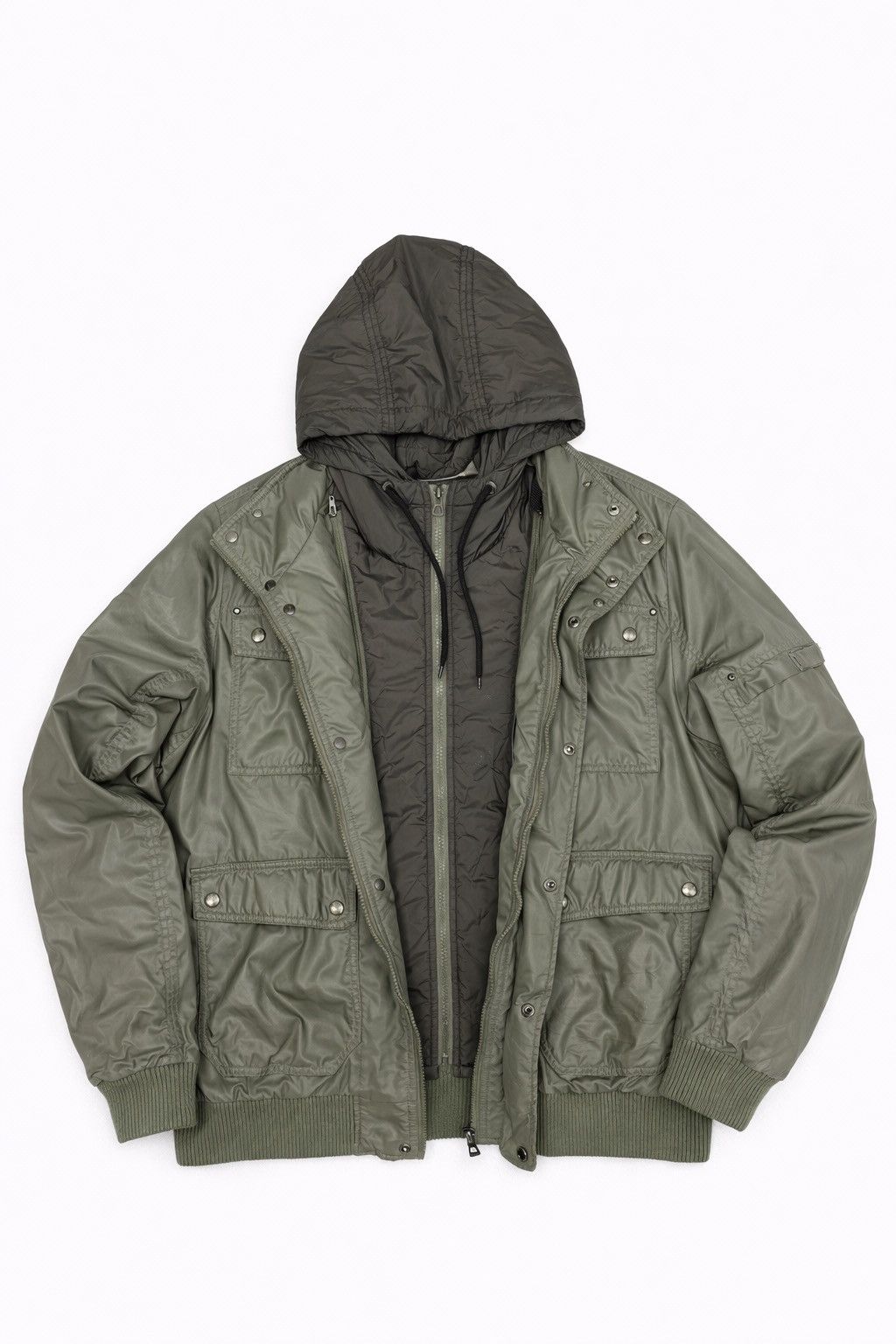 Geox 2000s GEOX Archive Utility Bomber Jacket Size US L / EU 52-54 / 3 - 1 Thumbnail