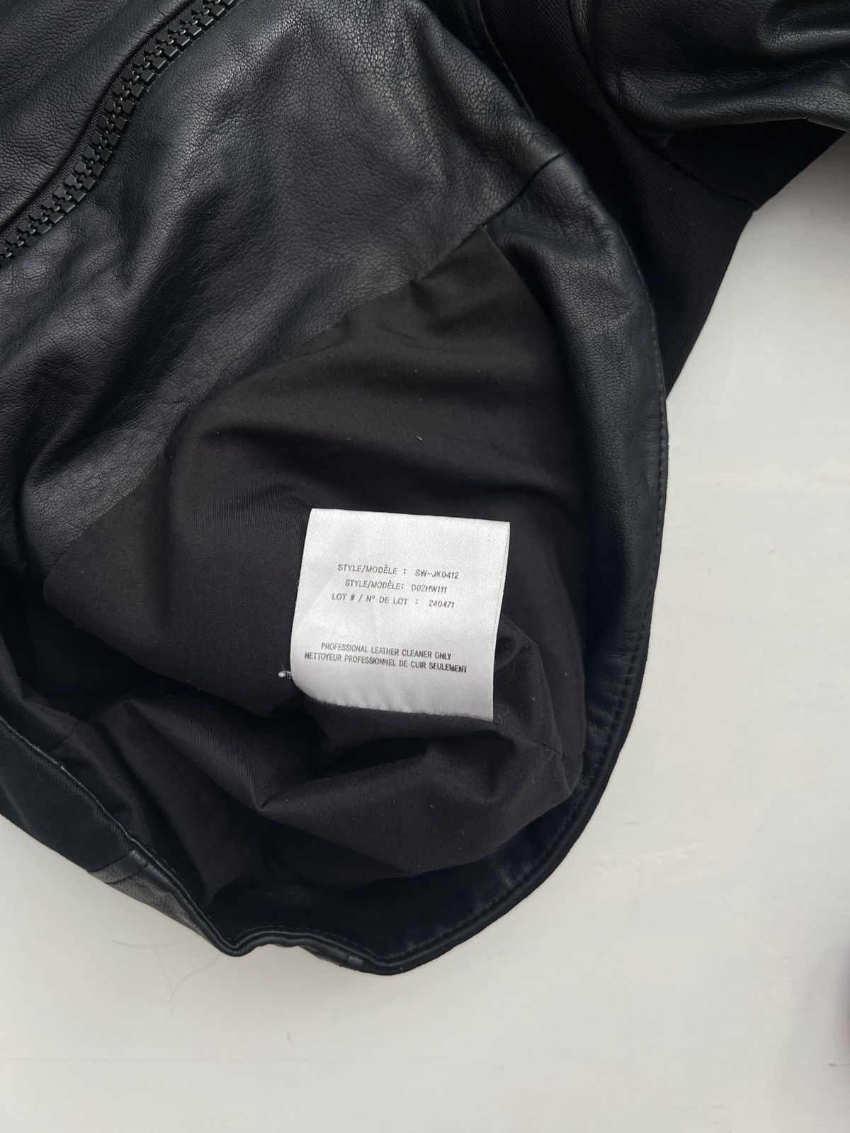 Helmut Lang Helmut Lang 2013 Panelled Lambskin Leather Jacket Size S / US 4 / IT 40 - 6 Thumbnail
