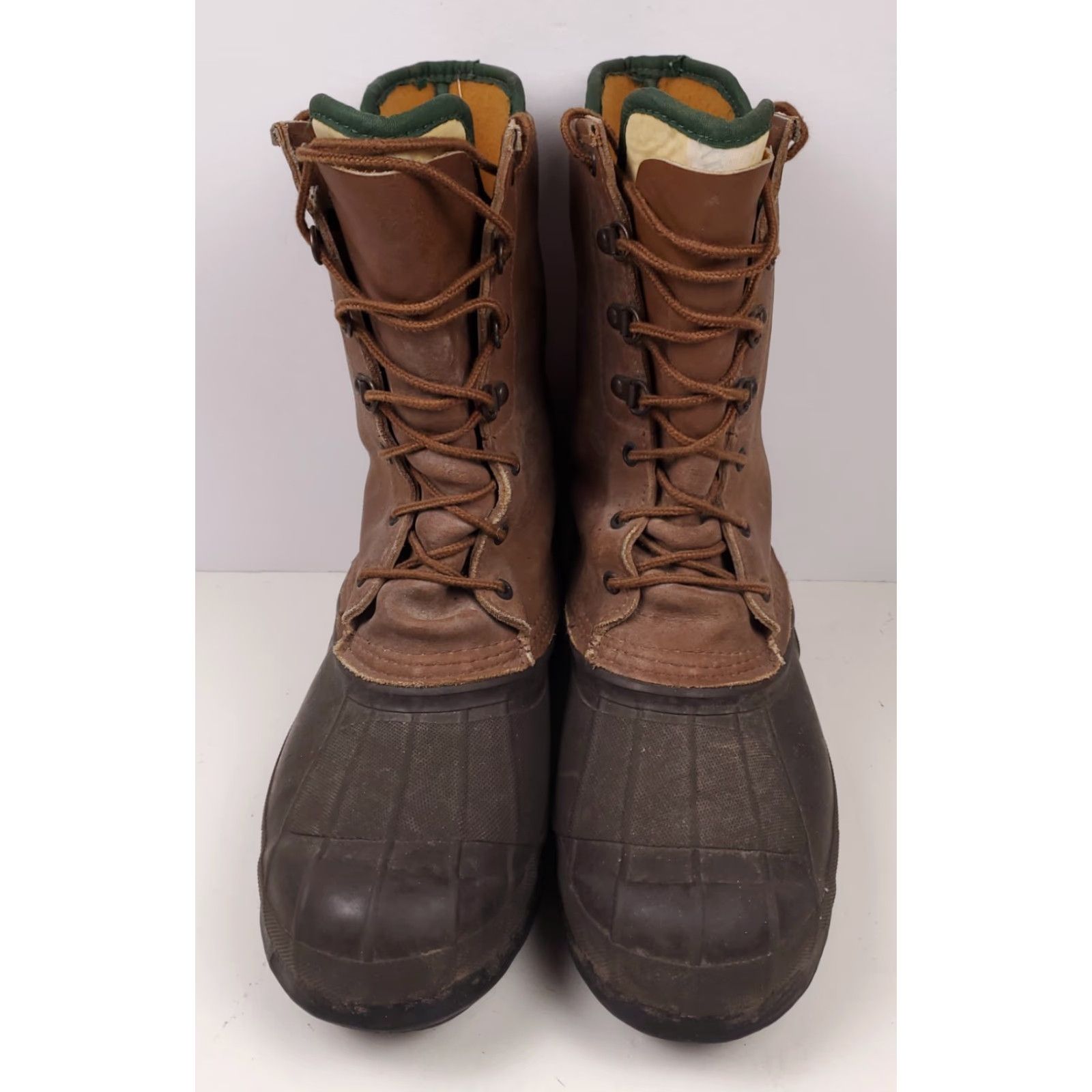 Vintage La Crosse Boots GTX VTG Duck Insulated Fiberglass Shank Brown Made USA Mens 11 Leather Snow Boot Men Size US 11 / EU 44 - 2 Thumbnail