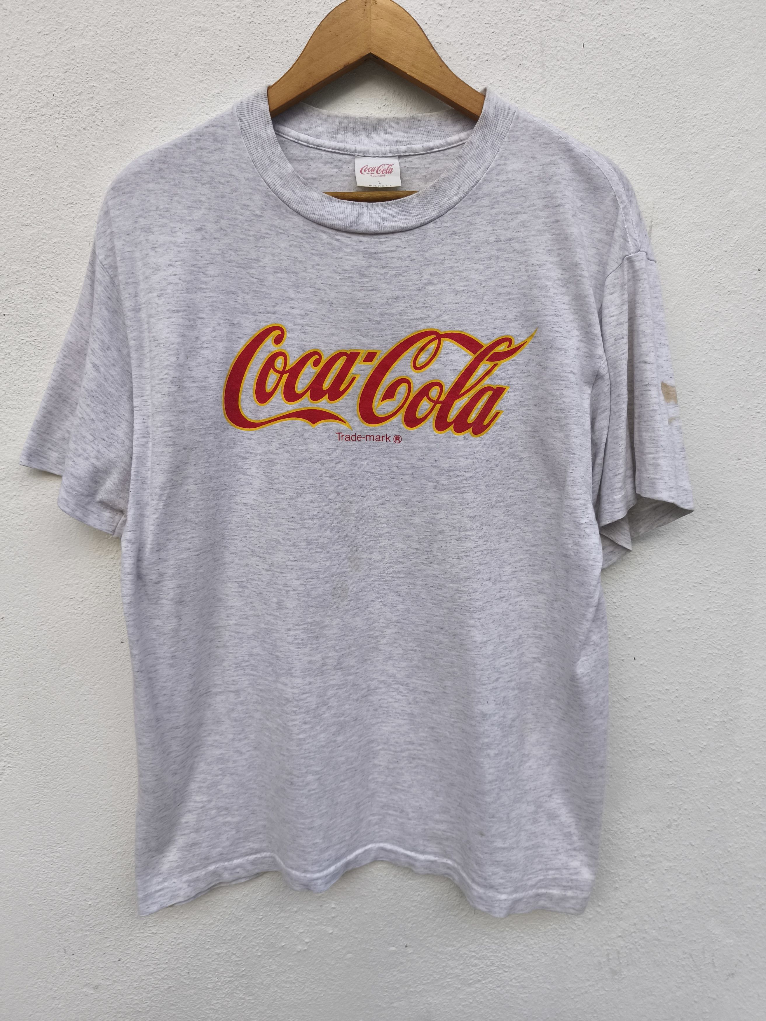 Coca Cola 🔥 Vintage 90s Vintage Coca Cola t shirt USA Size US L / EU 52-54 / 3 - 2 Thumbnail