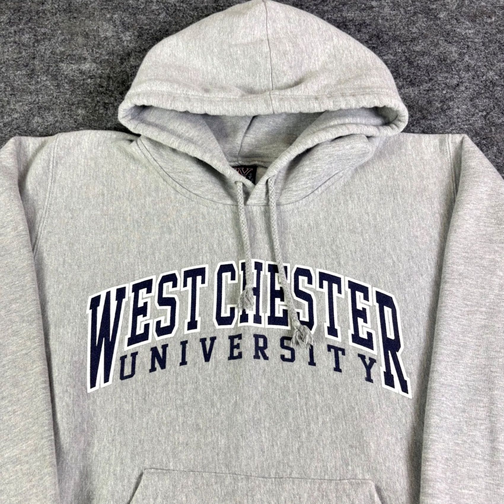 Vintage VINTAGE MV Sport Pro-Weave West Chester University Hoodie Gray Mens Small Sweatshirt Size US S / EU 44-46 / 1 - 7 Thumbnail