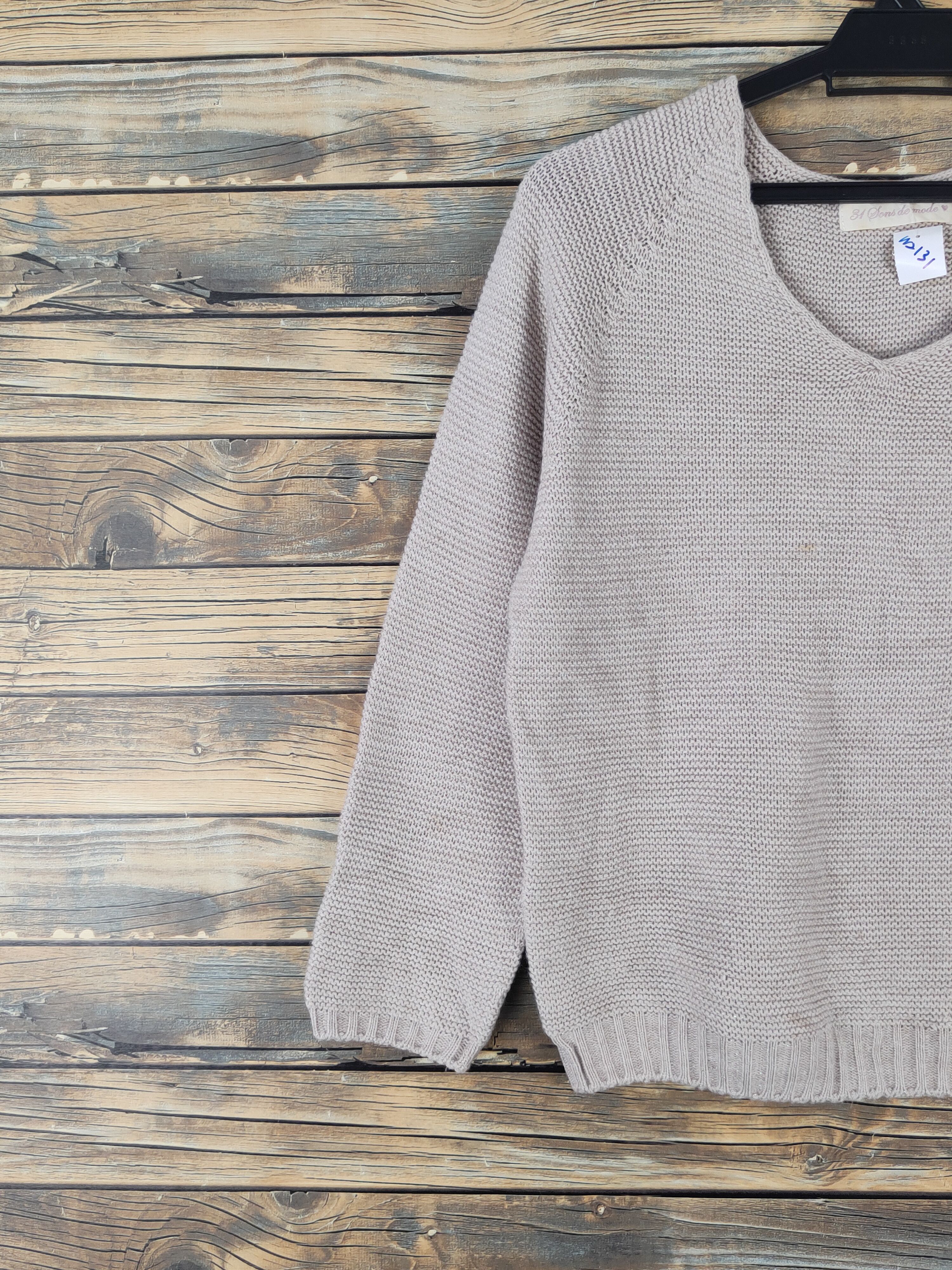 Homespun Knitwear × Japanese Brand × Vintage 31 Sons de Mode Pink Pastel Knitwear Sweatshirts #W2131 Size XS / US 0-2 / IT 36-38 - 3 Thumbnail