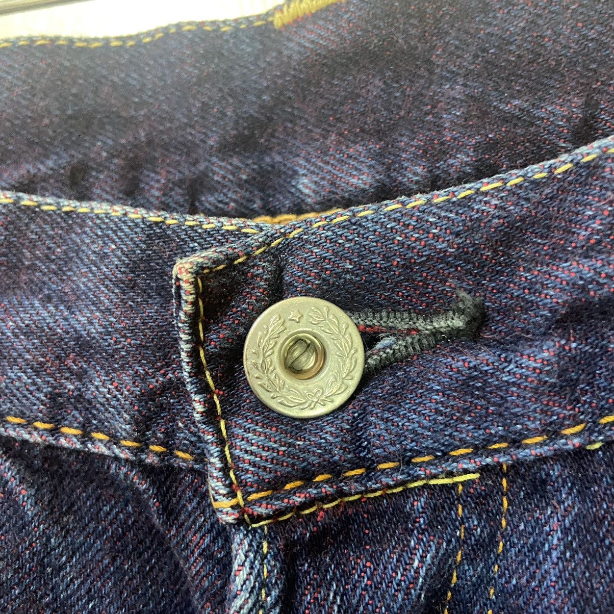 Japanese Brand Kurashiki Tenryo Denim Color Revolution Selvedge Denim Jeans Size US 33 - 4 Thumbnail