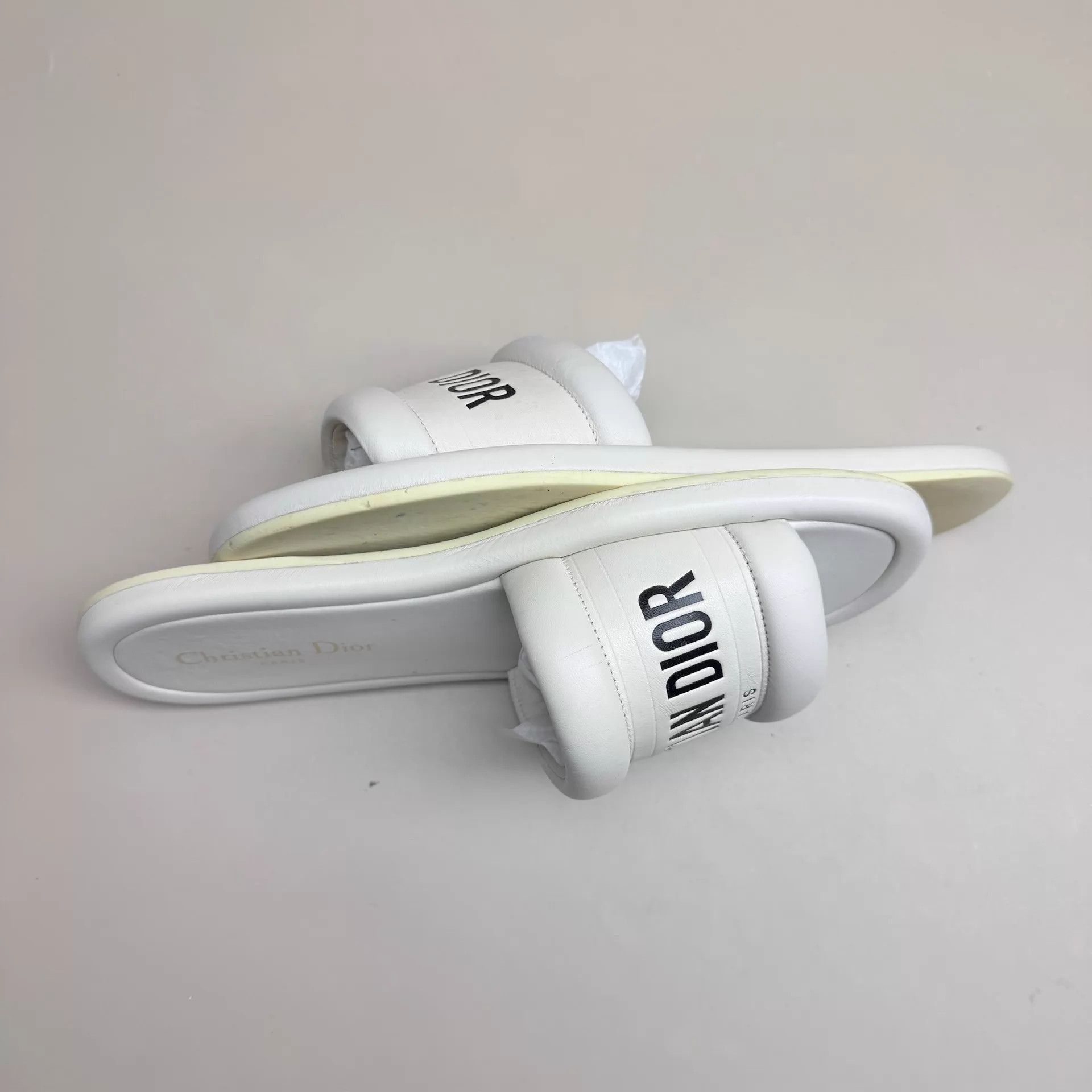 Dior Dior Cloud Slippers 38 B&W Logo Print 95 New Size US 7.5 / IT 37.5 - 5 Thumbnail
