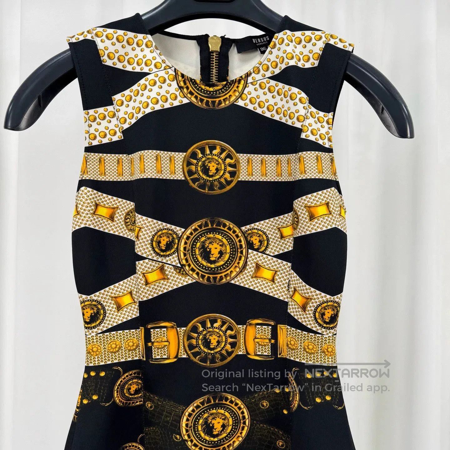 Versace Versace Baroque Print Dress. Size XS / US 0-2 / IT 36-38 - 3 Thumbnail