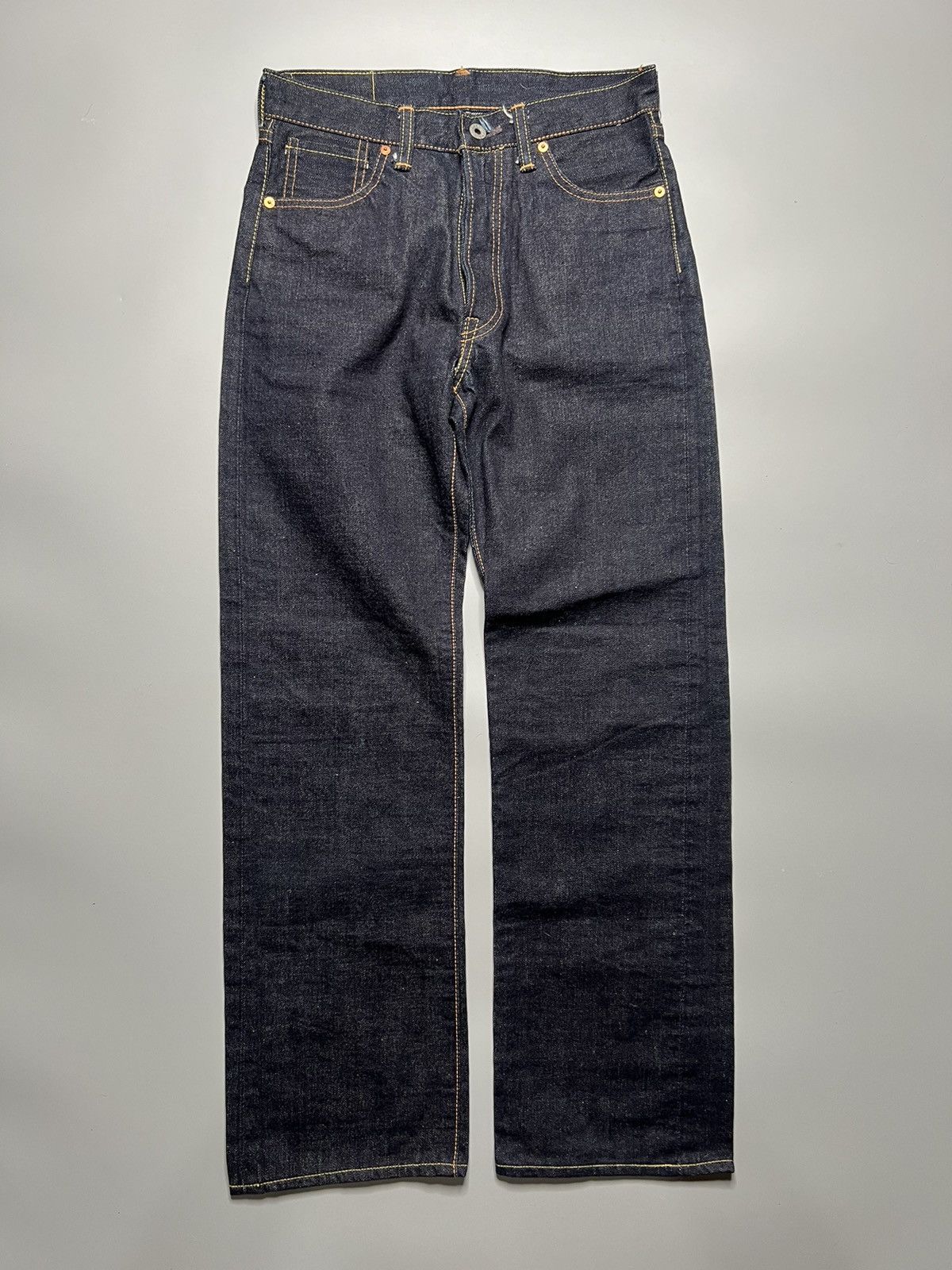 image of F O B Factory x Fob Factory F191 “World War 2” 5 Pocket Jeans in Indigo, Men's (Size 29)