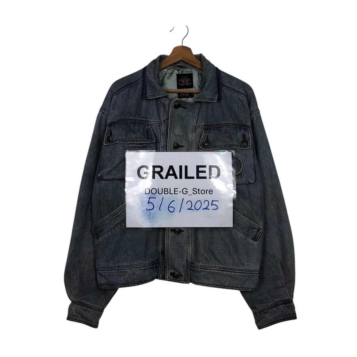 Japanese Brand Íxiz Made in Japan Wayahead Denim Jacket Issey Miyake Size US L / EU 52-54 / 3 - 1 Thumbnail