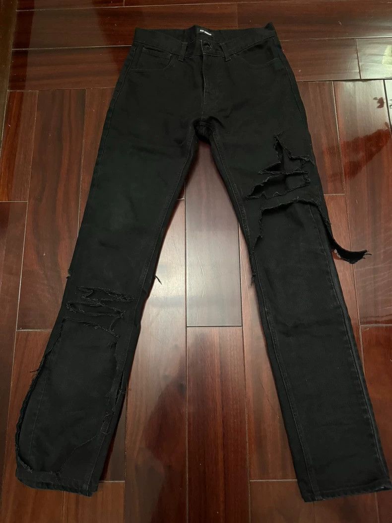 Raf Simons Raf Simons Destroyed Denim Pants-2505 Size US 28 / EU 44 - 1 Thumbnail