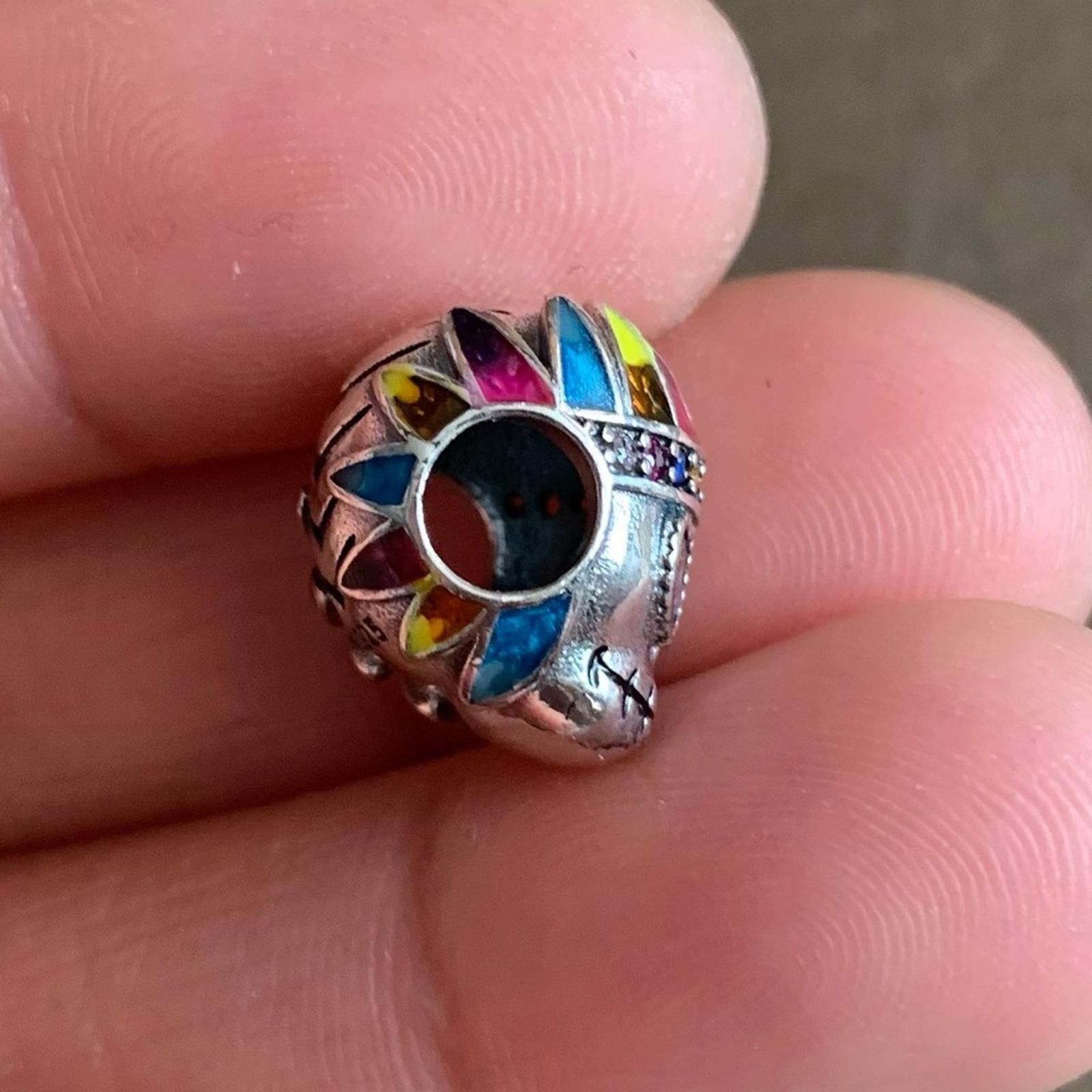 Other NWOT Halloween Gemstones Skull Charm Sterling Silver 925 Size ONE SIZE - 6 Thumbnail