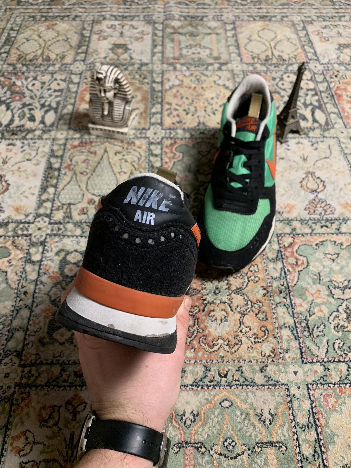 Nike × Vintage Vintage Nike Vector Greenspark College orange/black 11 Size US 11 / EU 44 - 7 Thumbnail
