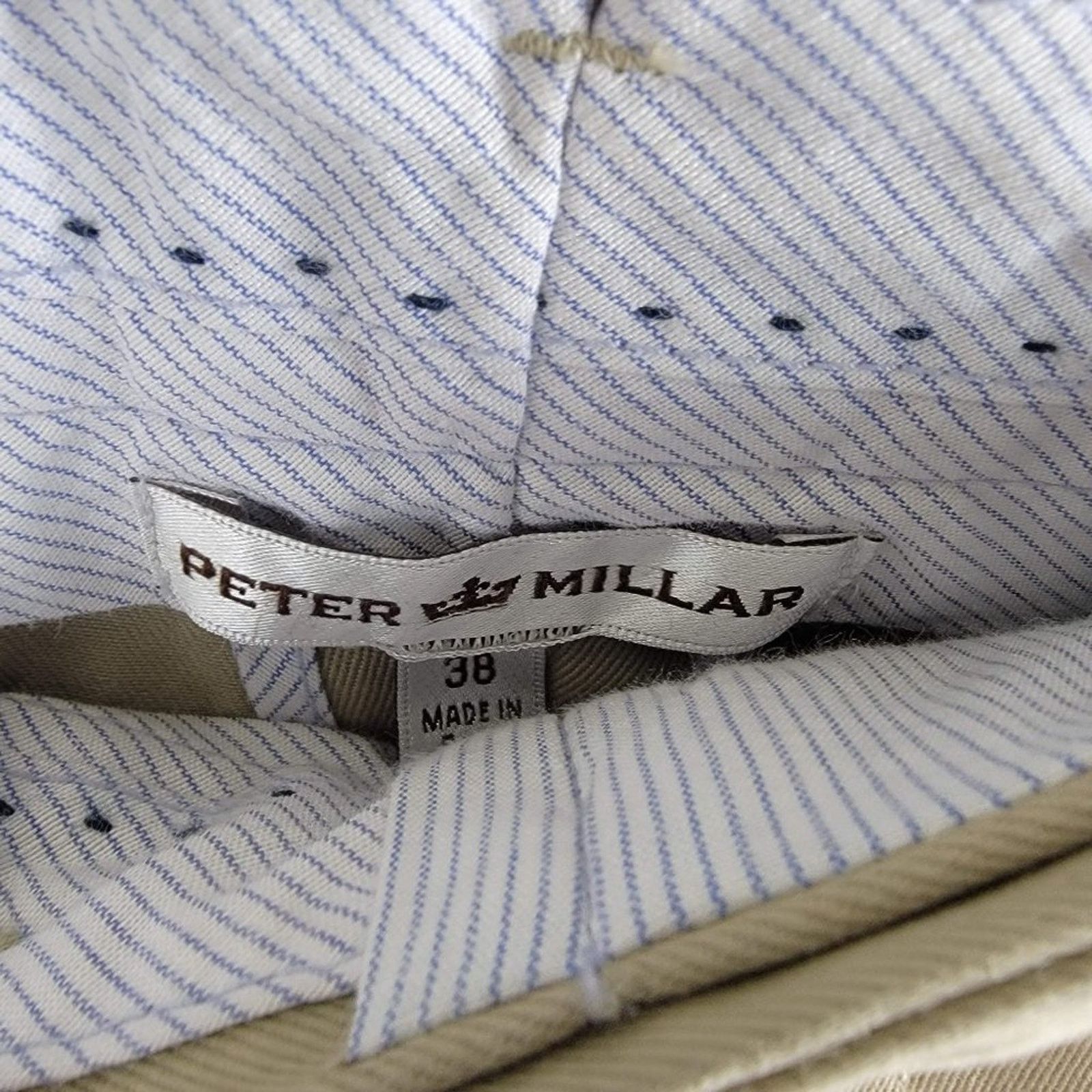 Peter Millar Peter Millar Core Raleigh Washed Twill Pants Straight Leg 38 Size US 38 / EU 54 - 5 Thumbnail