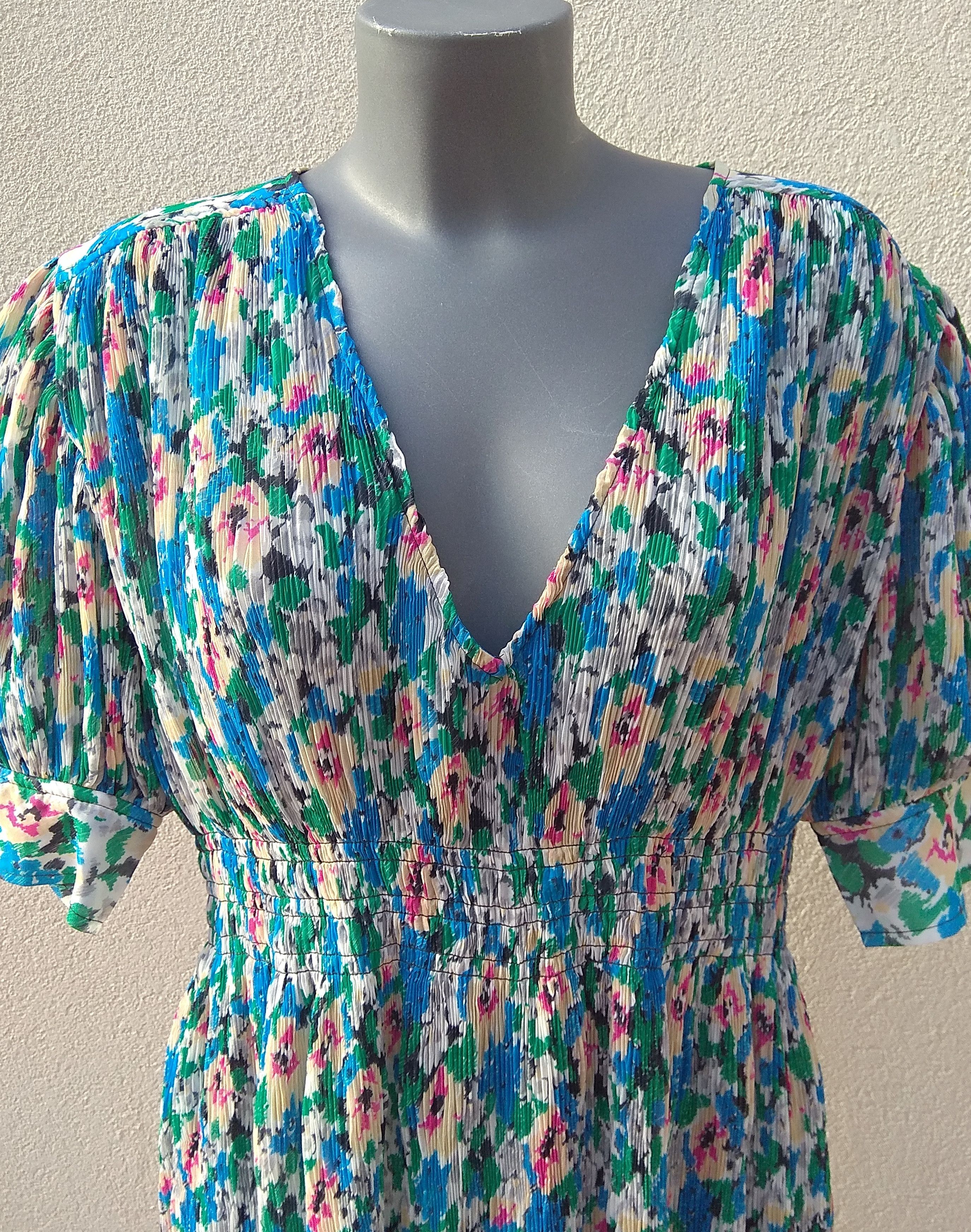 Ganni Pleated maxi dress Size S / US 4 / IT 40 - 4 Thumbnail