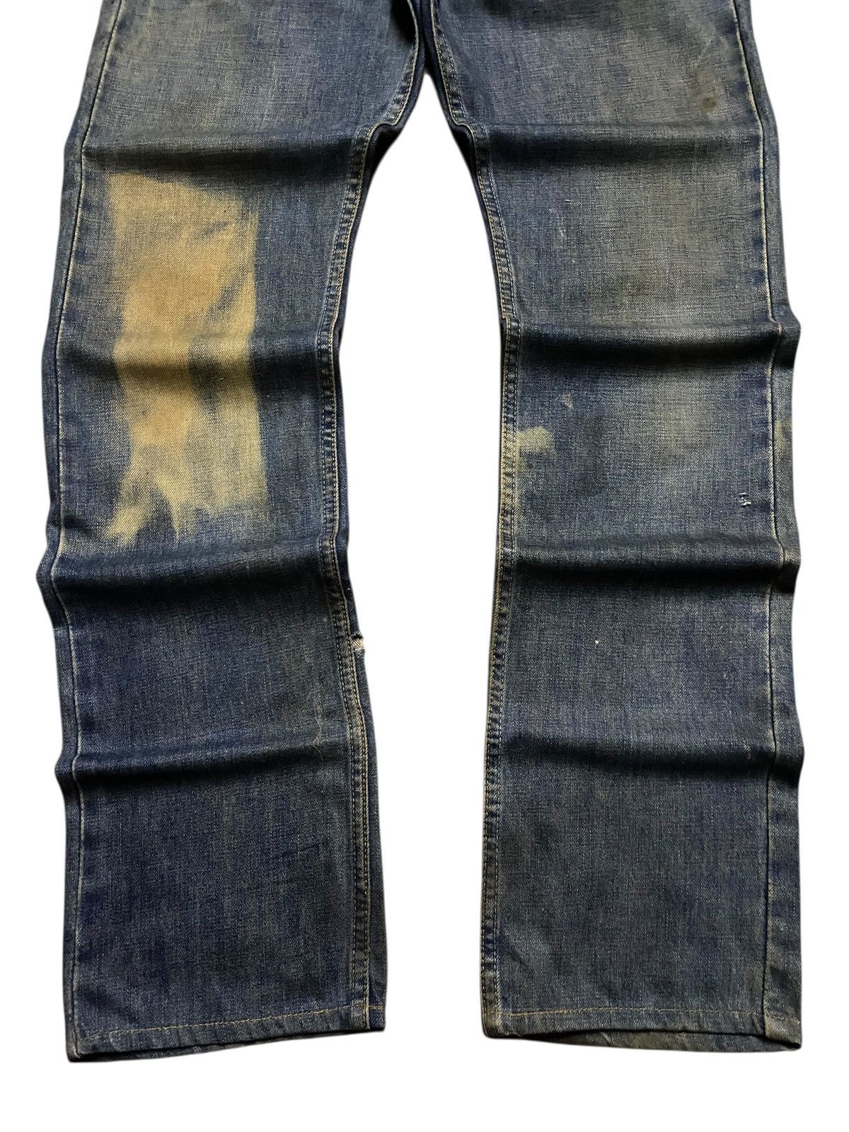 Levi's Vintage Levis 505 Mud Wash Distressed Loose Jeans Size US 30 / EU 46 - 5 Thumbnail