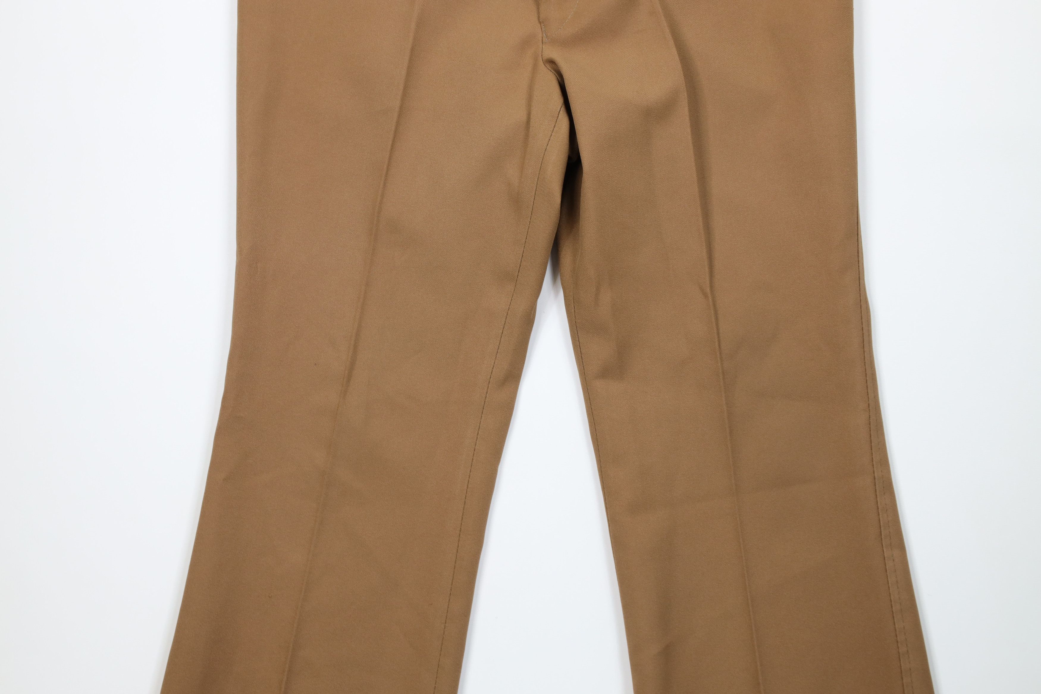 Vintage Vintage 70s Streetwear Knit Bell Bottoms Pants Brown USA Size US 38 / EU 54 - 3 Thumbnail