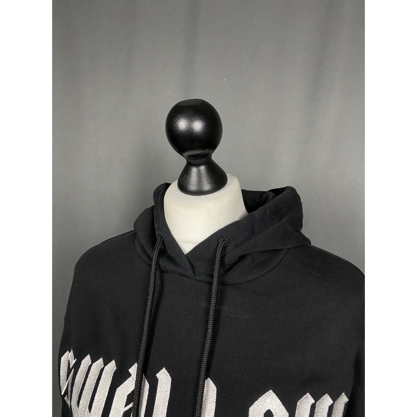 Alexander McQueen Alexander McQueen Swallow Women's Black Oversize Hoodie Swea Size M / US 6-8 / IT 42-44 - 5 Thumbnail