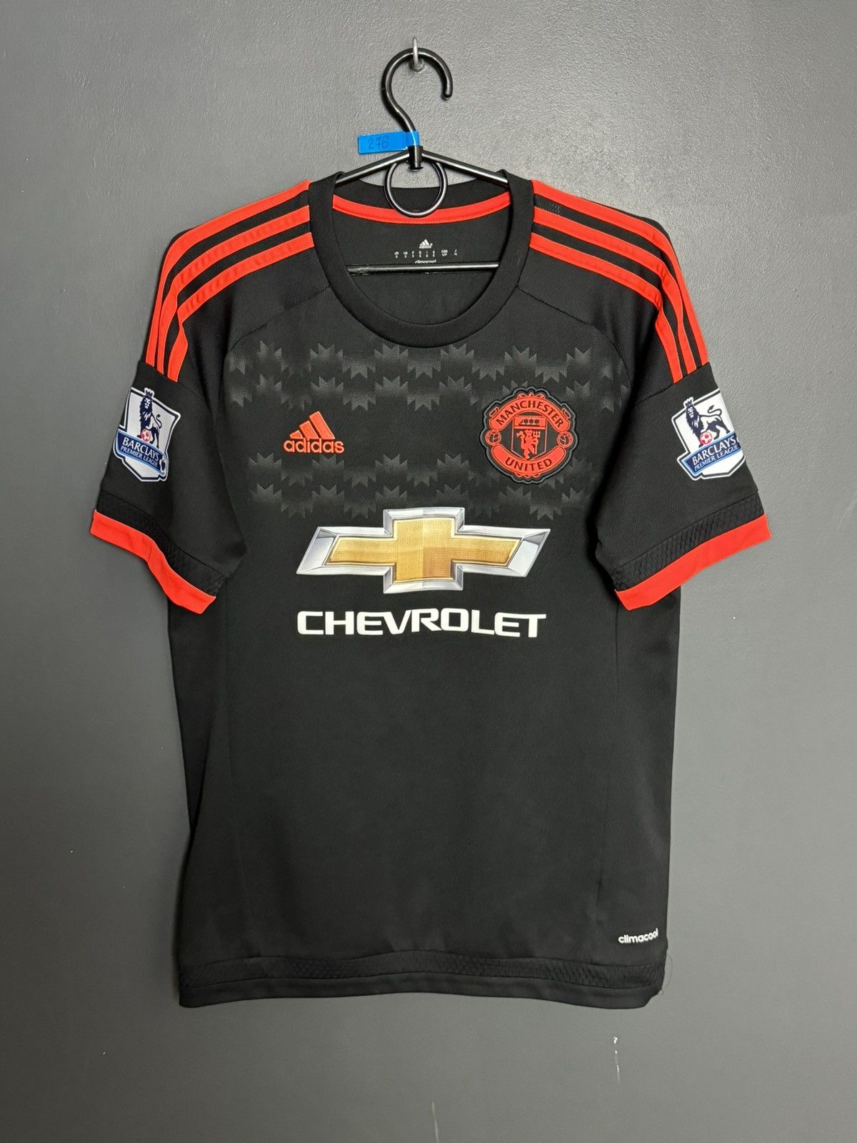 Adidas Manchester United 15/16 Third Martial Football Jersey Shirt Size US S / EU 44-46 / 1 - 2 Thumbnail