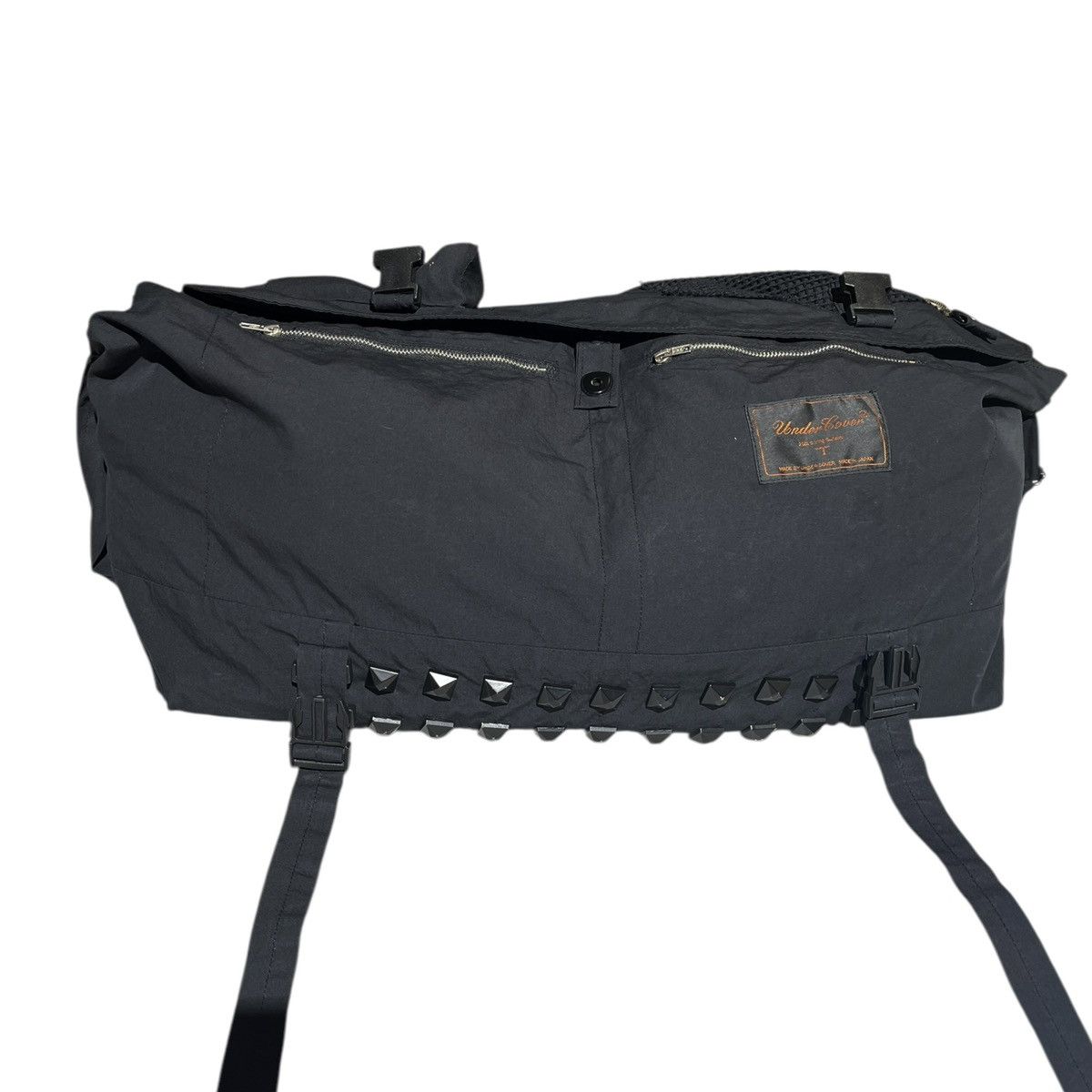 Undercover SS06 “T” studded cargo multistrap mesh layer bag Size ONE SIZE - 5 Thumbnail