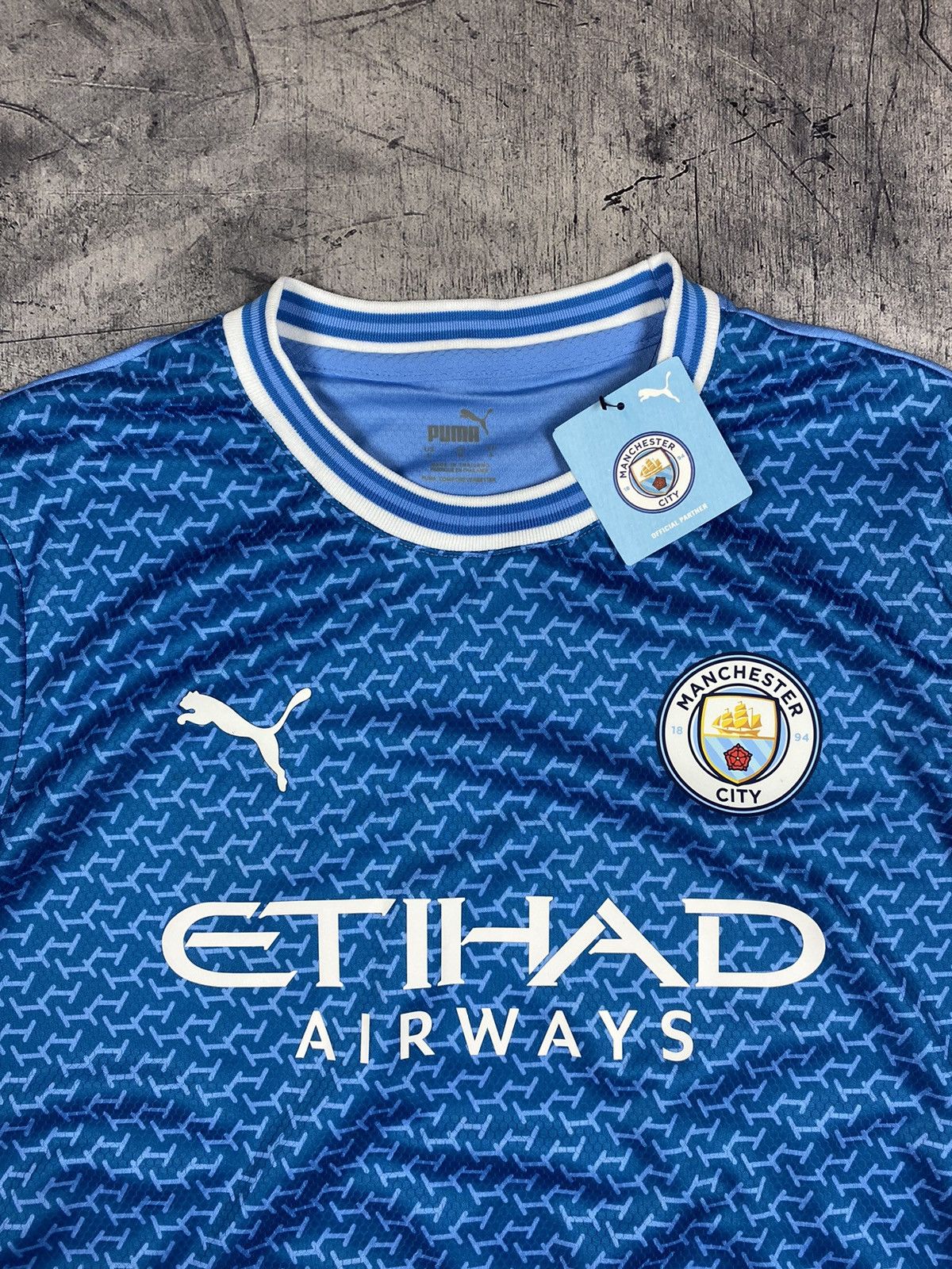 Puma Puma Manchester City Foden 47 Soccer Jersey Size US L / EU 52-54 / 3 - 5 Thumbnail