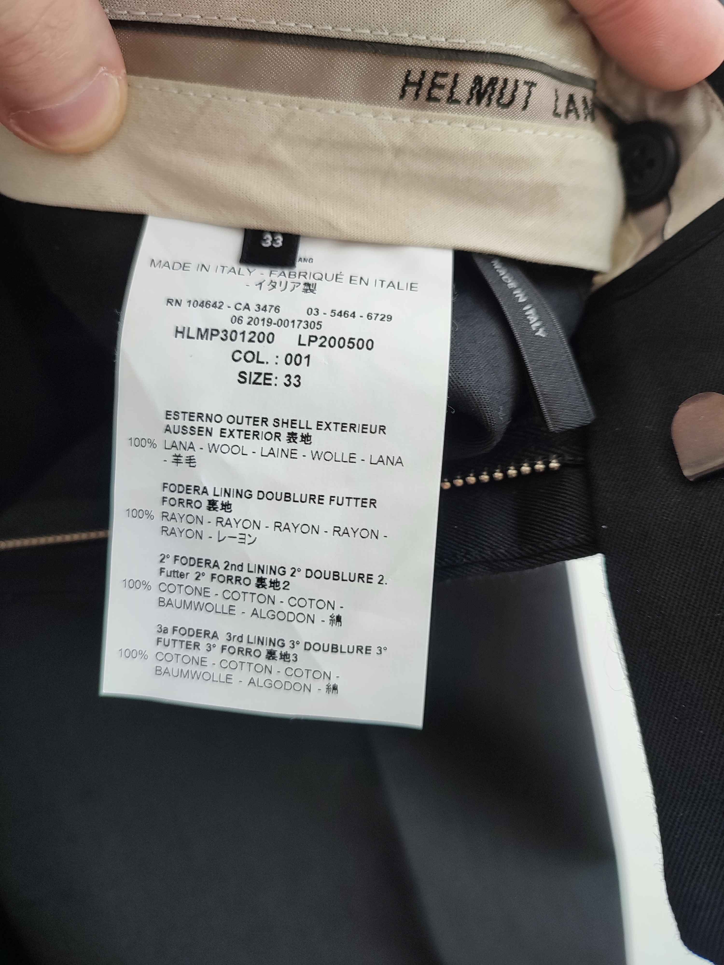 Helmut Lang Wool Twill Trousers Size US 33 - 6 Thumbnail