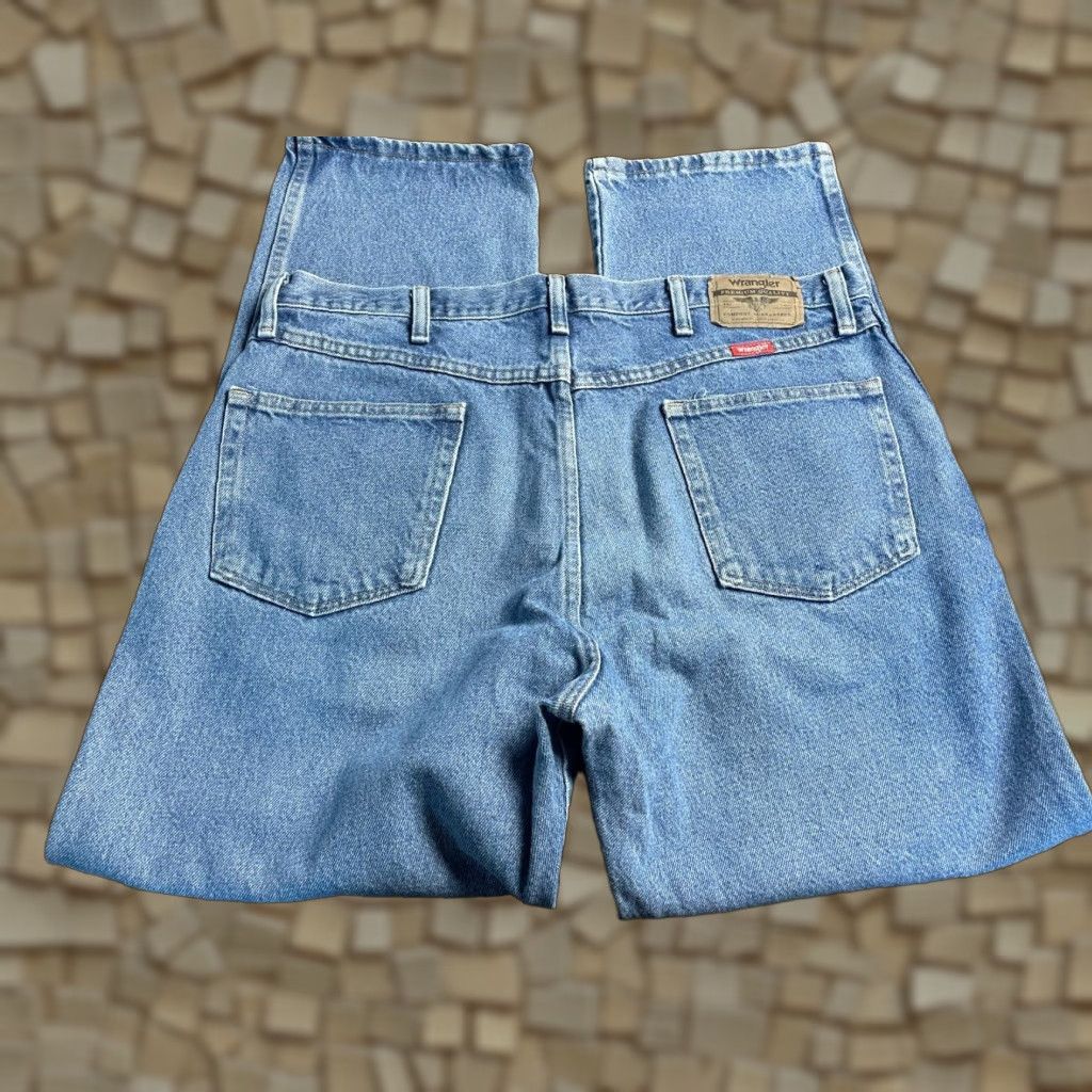 Wrangler Wrangler Jeans Men's 38x30 Blue Denim Straight Regular Pockets Size US 38 / EU 54 - 1 Thumbnail