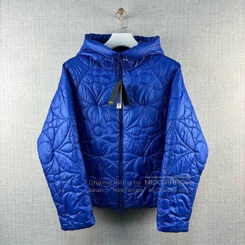 Louis Vuitton Louis Vuitton FW21 Floral Quilted Zip Hooded Cotton Jacket Size US S / EU 44-46 / 1 - 1 Thumbnail