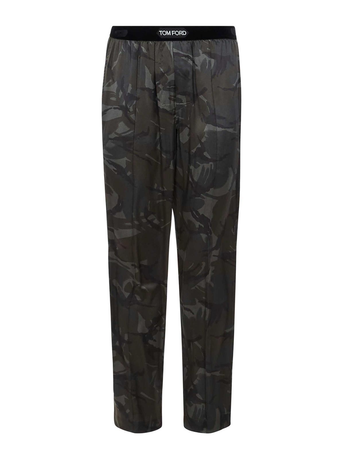 Tom Ford o1loc1c1224 IST4H20 Pajama Pant in Olive Green Size US 30 / EU 46 - 1 Thumbnail