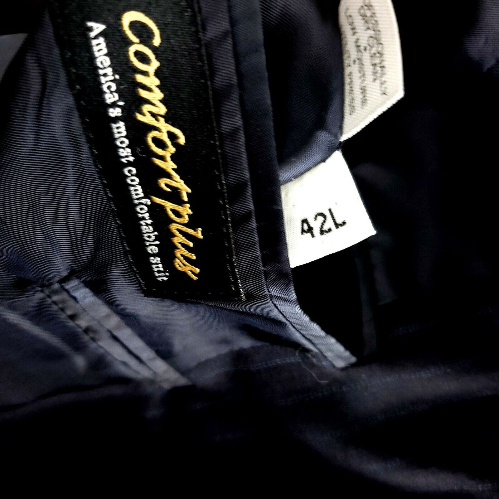 Hart Schaffner Marx Hart Schaffner Marx Comfort Plus Wool 2 Button Suit Jacket 4 Size 42L - 8 Thumbnail