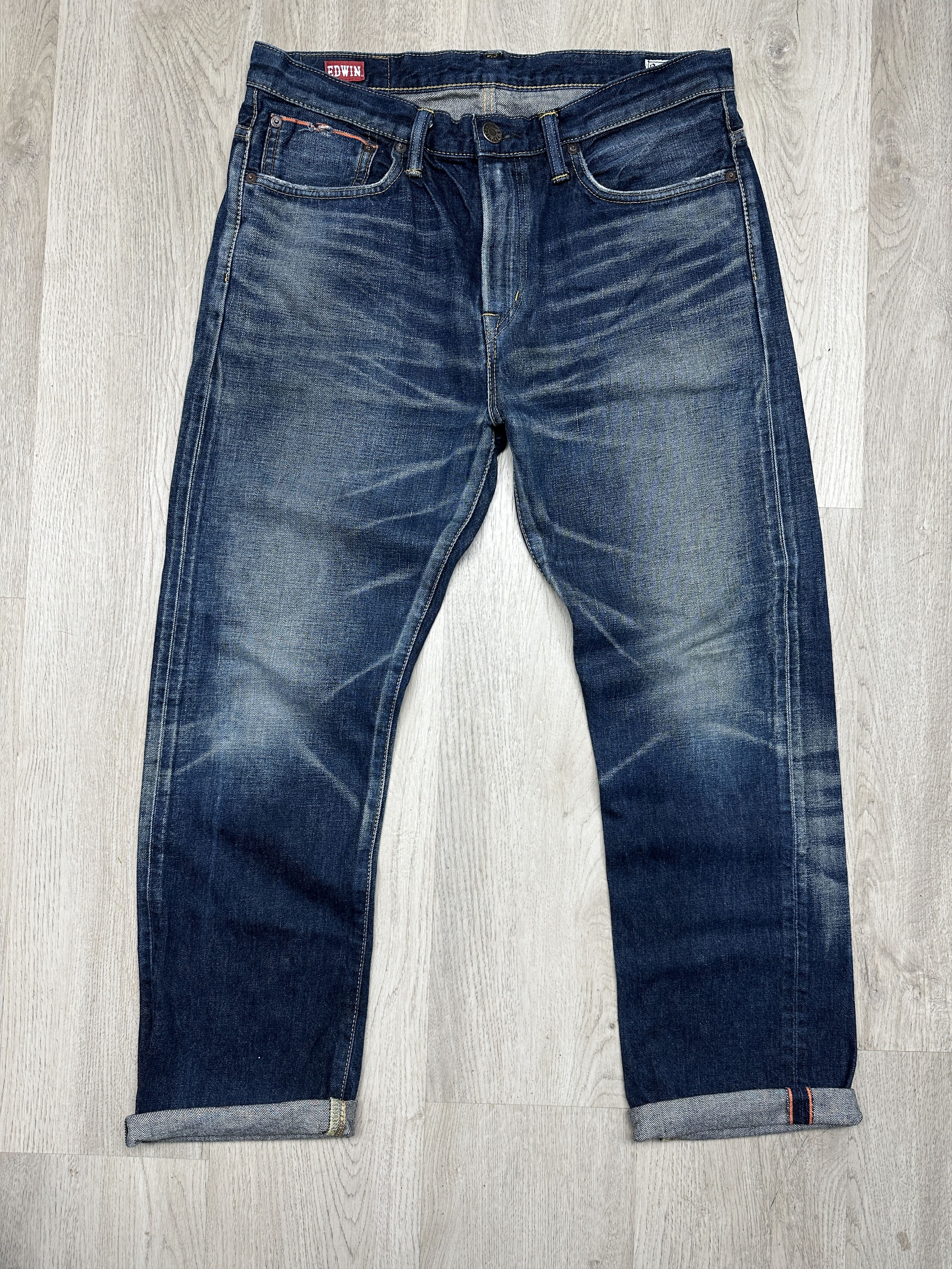 Edwin Edwin Vintage Mens Salvage Denim Pants Jeans Size US 32 / EU 48 - 1 Thumbnail