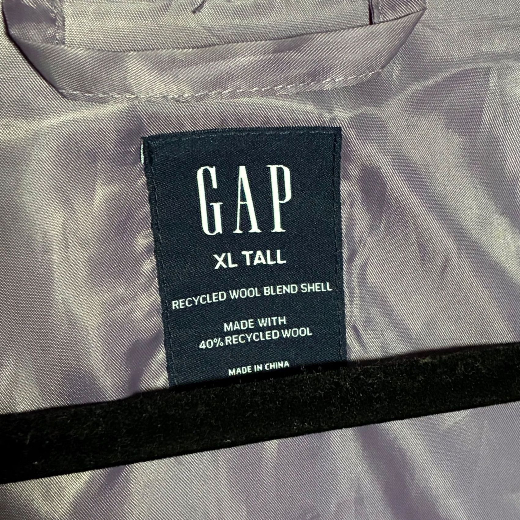 Gap GAP Shacket Wool Blend Button Front Jacket Purple Women's XL Tall Shacket Wool Blend Purple Button Front Jacket Women's XL Tall Size XL / US 12-14 / IT 48-50 - 7 Thumbnail