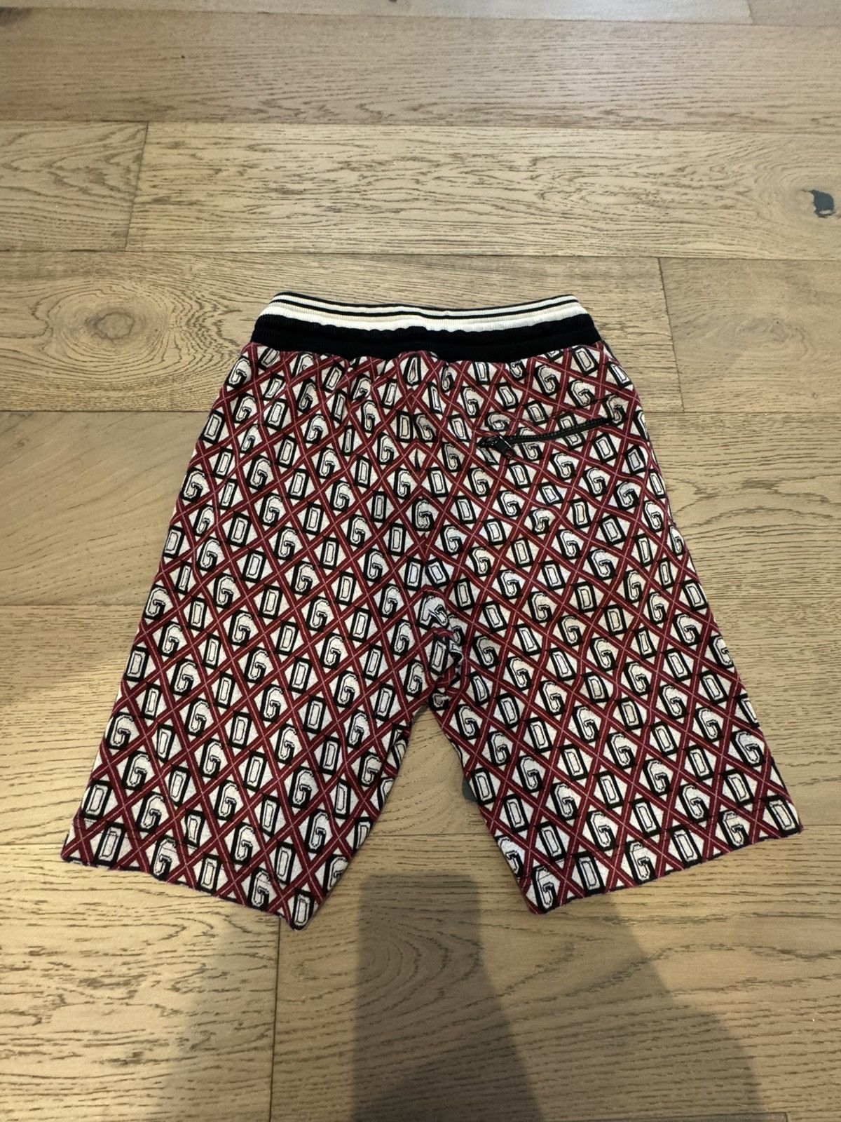 Dolce & Gabbana Dolce & Gabbana Monogram Running Shorts – Size 44 Size US 44 / EU 60 - 1 Thumbnail