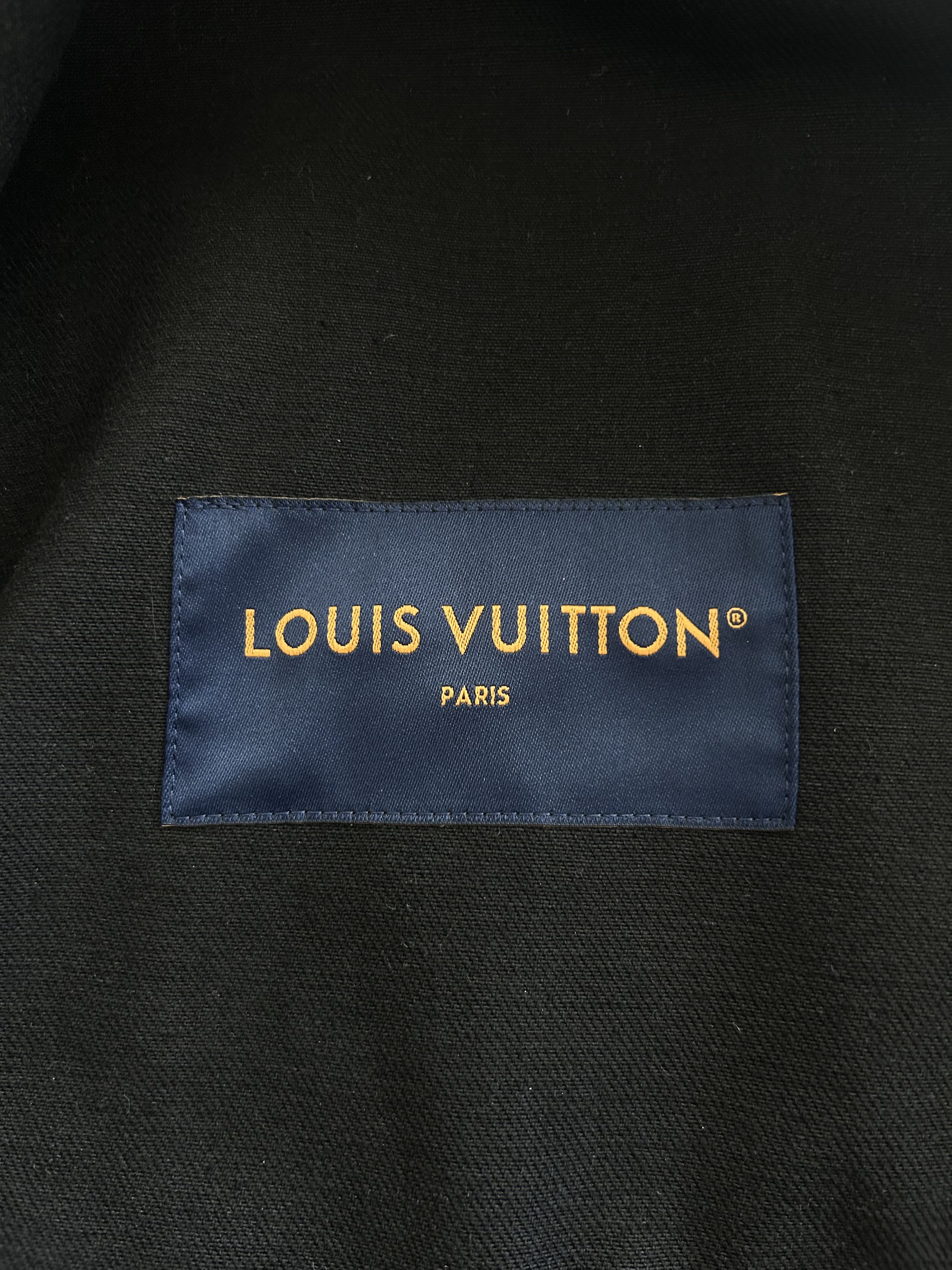 Louis Vuitton Louis Vuitton Black & Multicolor Graphic Work Jacket Size US XXL / EU 58 / 5 - 3 Thumbnail