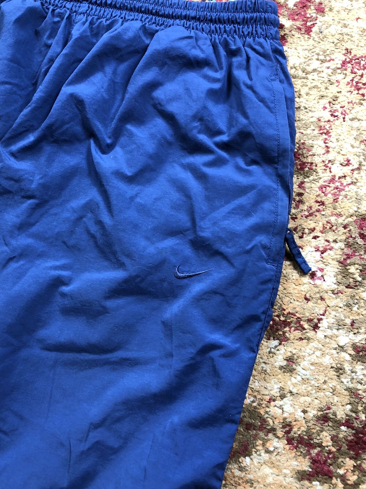 Nike × Vintage 90’s NIKE TRACK PANTS SWOOSH LOGO BAGGY Y2K RETRO Size US 32 / EU 48 - 2 Thumbnail