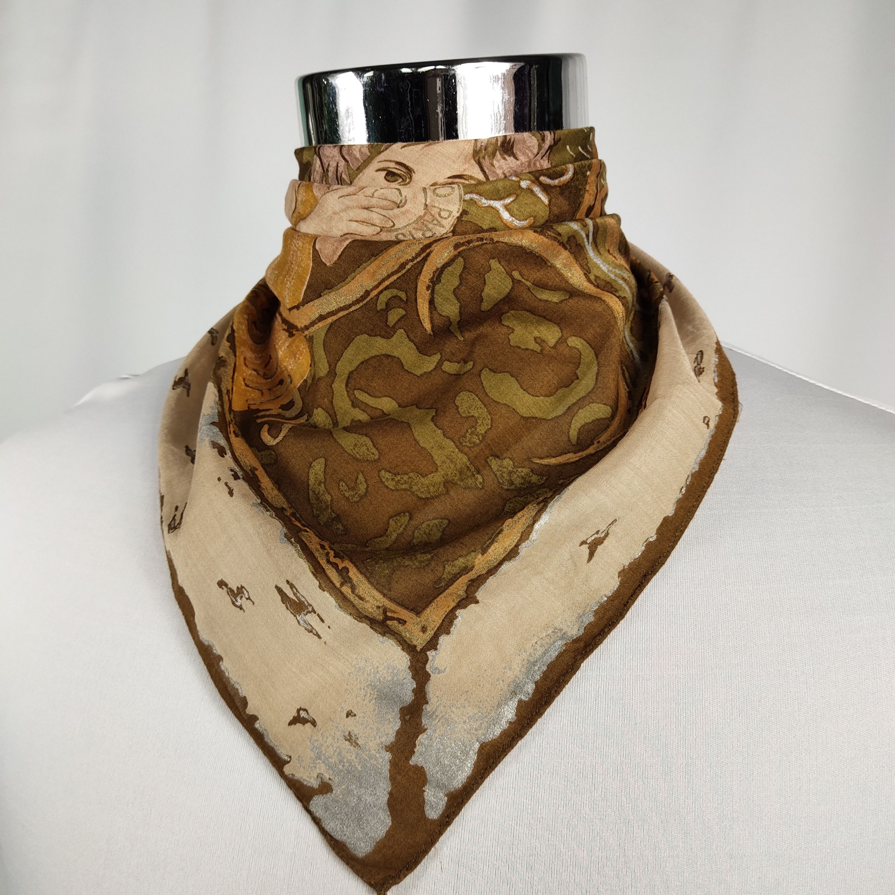 Jean Paul Gaultier Jean Paul Gaultier Handkerchief / Neckerchief /Bandana FZ323 Size ONE SIZE - 1 Thumbnail