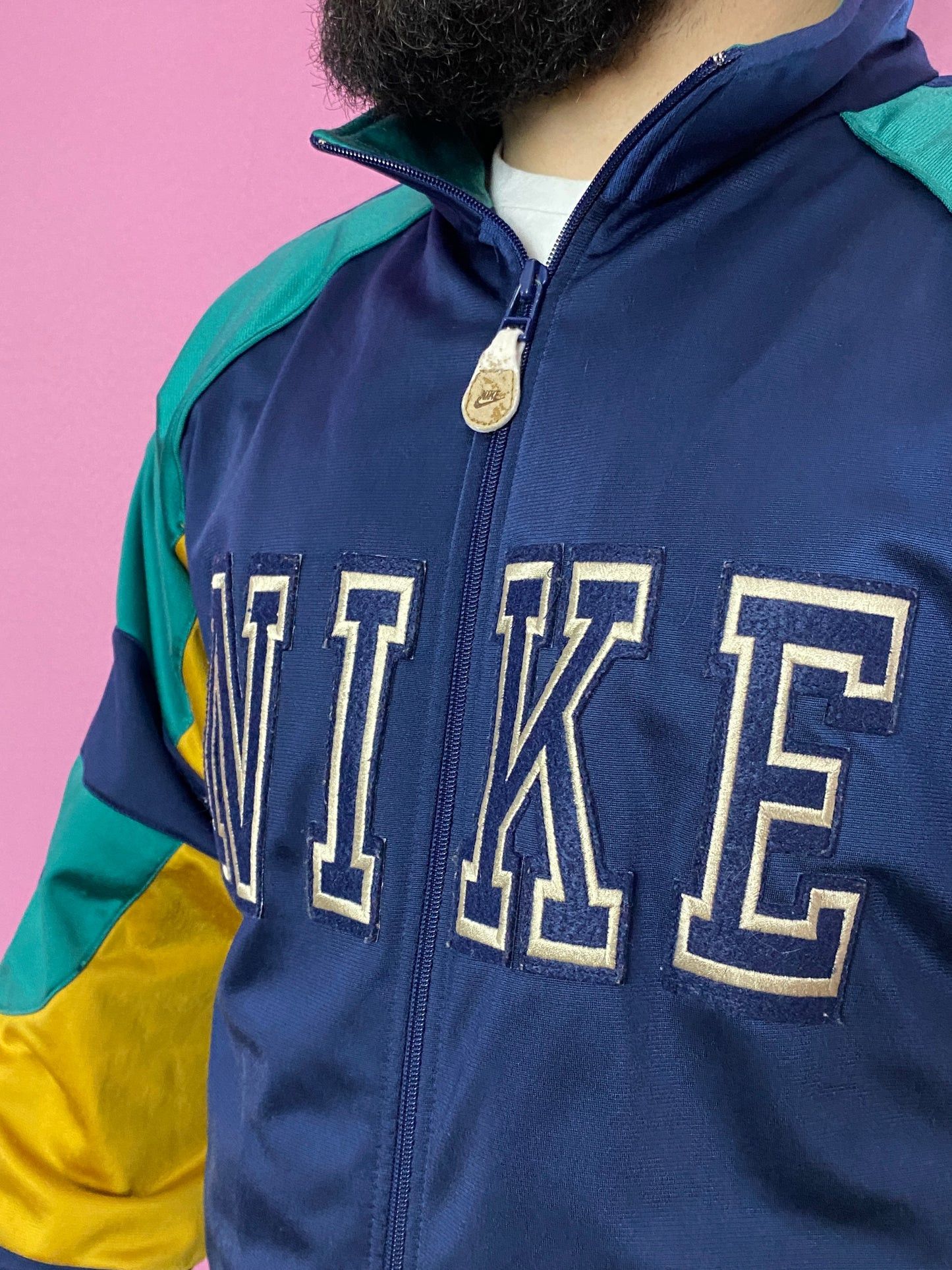 90s Nike Big Logo Vintage Men's Track Jacket - S