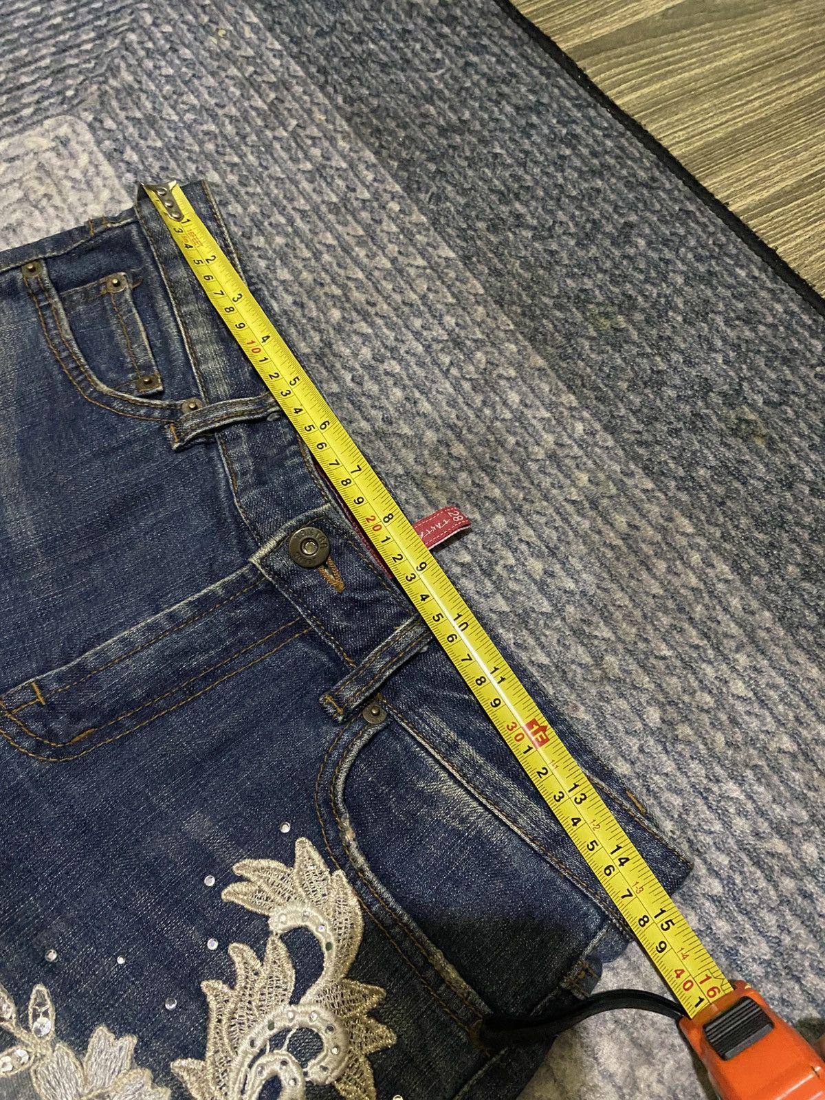 Hysteric Glamour × Japanese Brand TANTRA EMBODIED FLARED JEANS Size 28" / US 6 / IT 42 - 11 Thumbnail