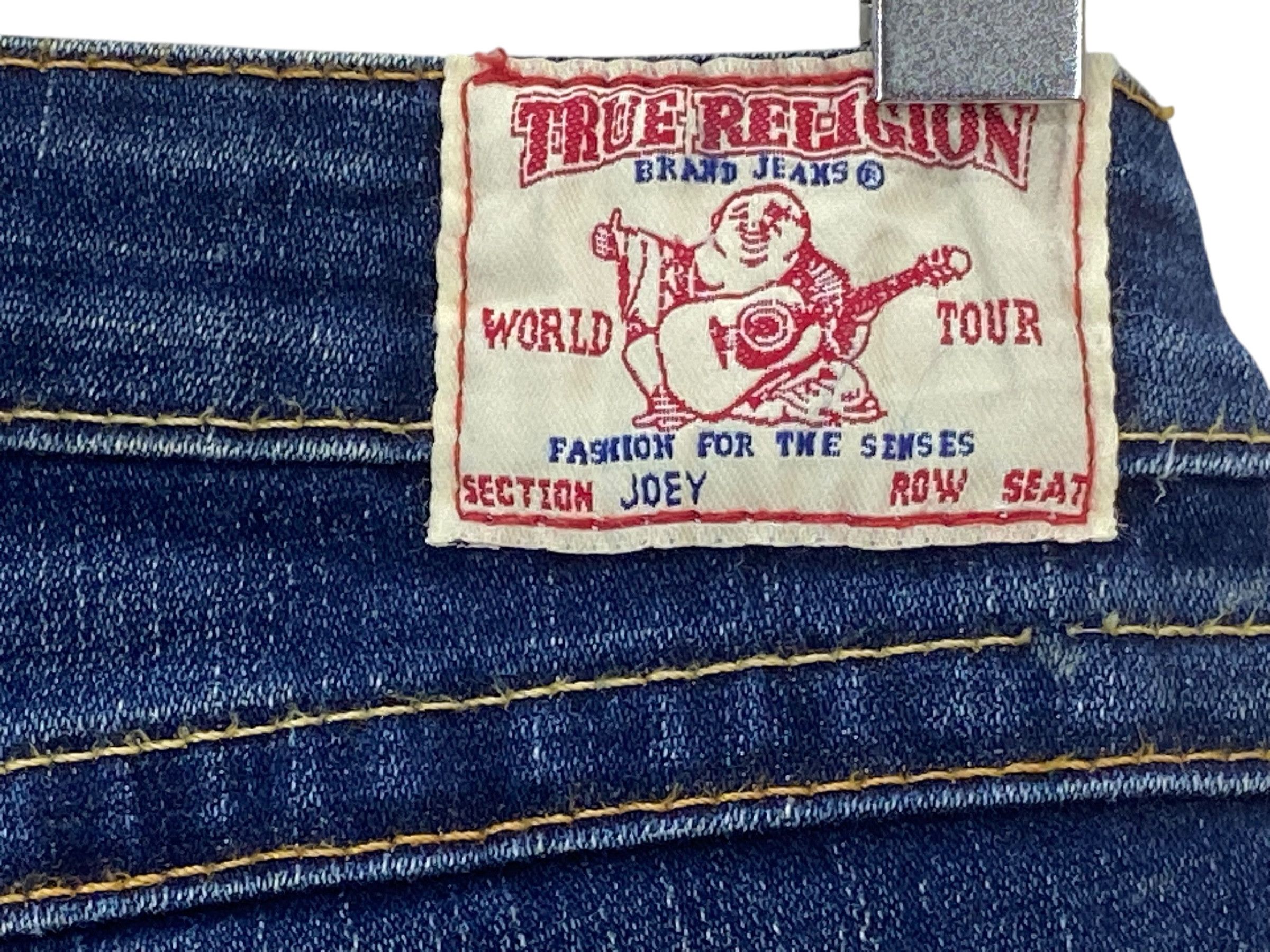True Religion True Religion Twisted Seam Flare Bootcut Denim Jeans Size 26" / US 2 / IT 38 - 7 Thumbnail
