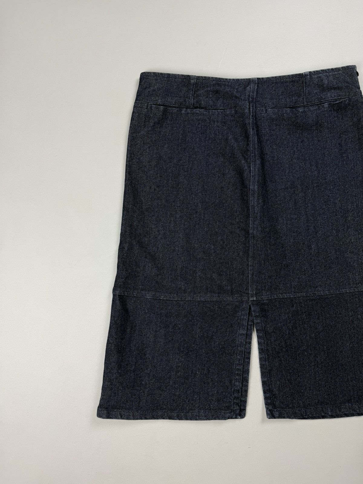 Armani Armani Jeans Vintage 90s Ladies Denim Midi Y2K Skirt Size 32" / US 10 / IT 46 - 20 Thumbnail