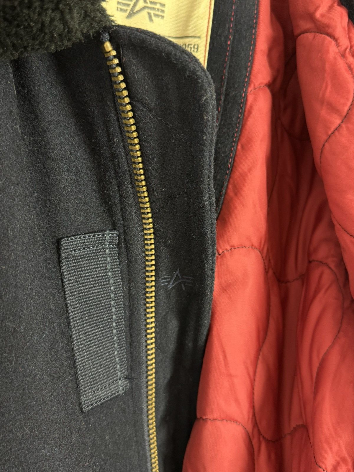 Alpha Industries Alpha Industries Wool Winter Navy Bomber Size US M / EU 48-50 / 2 - 15 Thumbnail