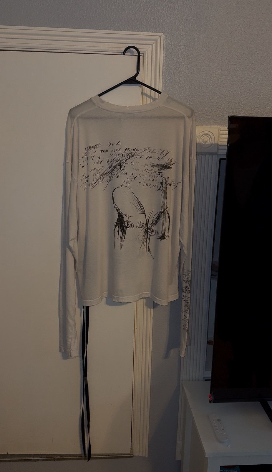 Ann Demeulemeester Ann Demuleemeester Sketchbook Tee Size US M / EU 48-50 / 2 - 3 Thumbnail