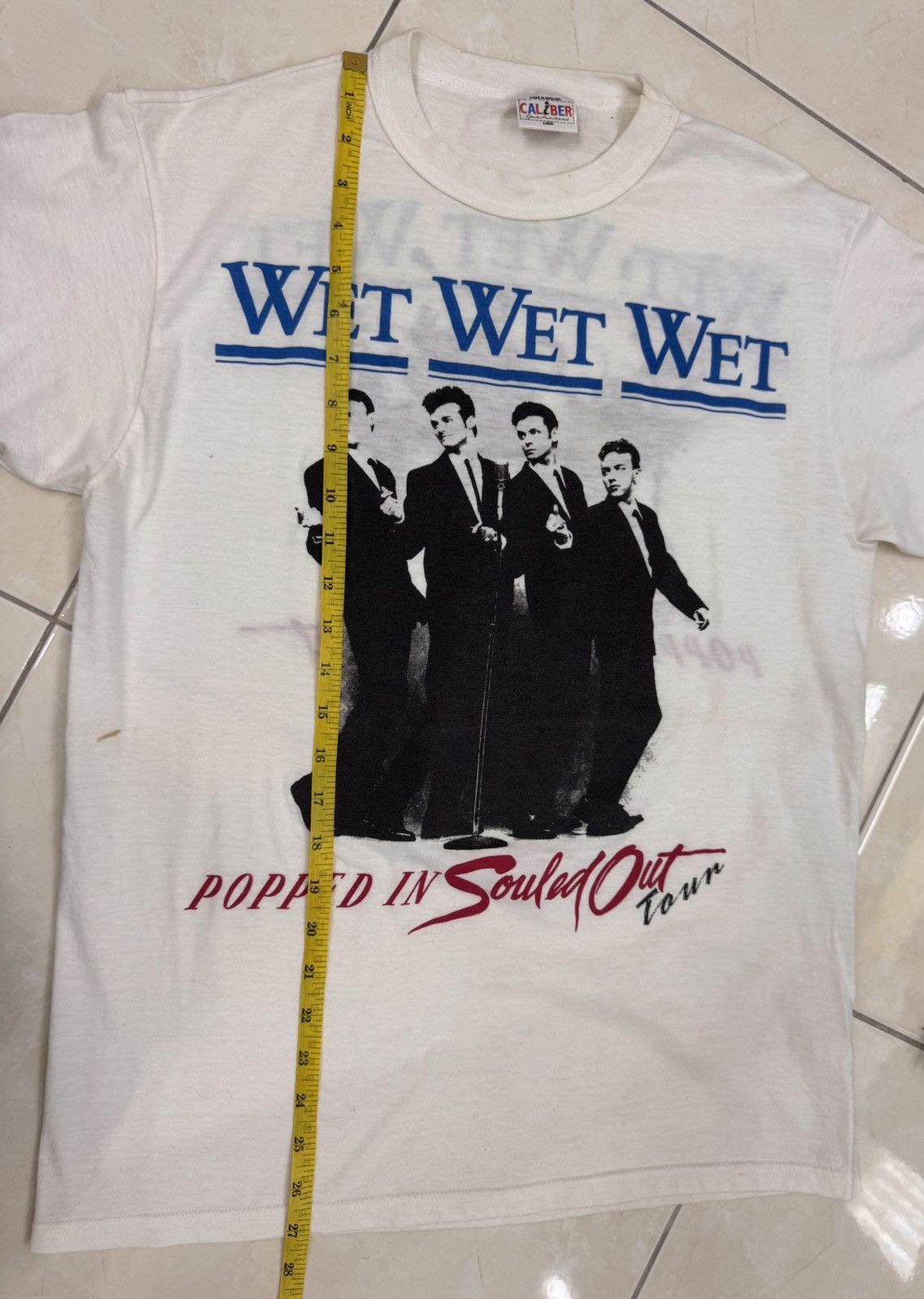 Band Tees Vtg Wet Wet Wet Band..Popped In Souled Out Tour 1987 Size US L / EU 52-54 / 3 - 10 Thumbnail