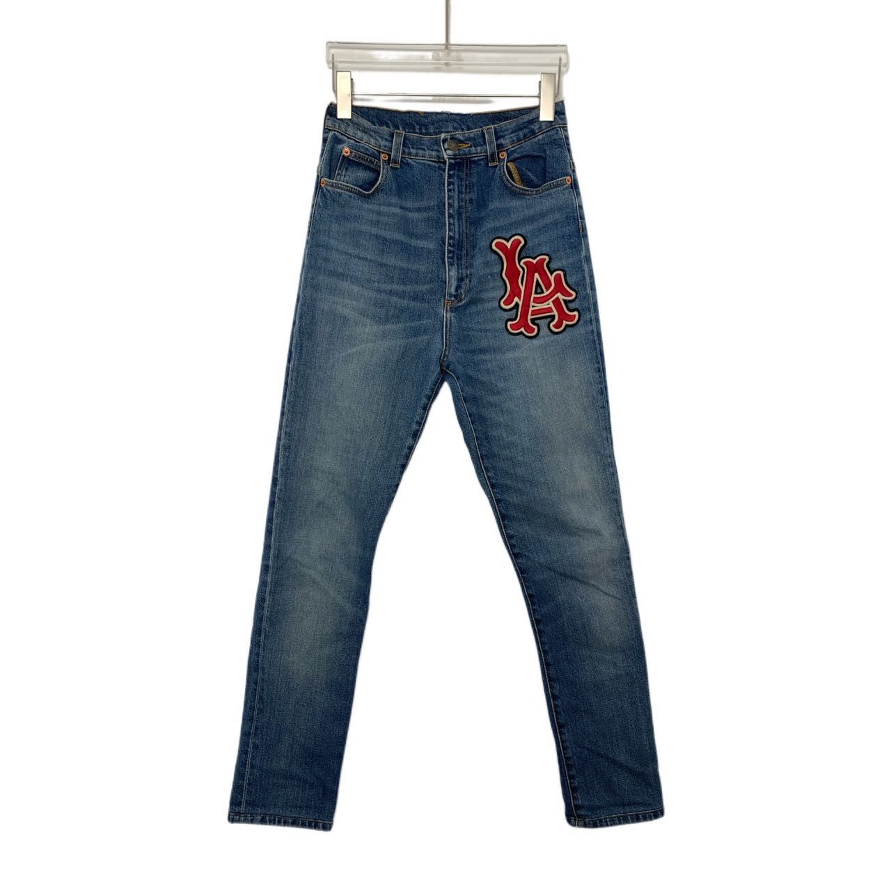 Gucci Gucci Blue Washed Vintage Cotton Denim Pants K26WX Size 28" / US 6 / IT 42 - 1 Thumbnail
