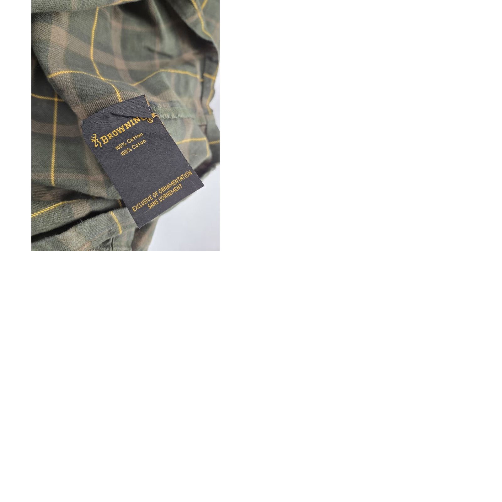 Vintage Browning Hunting Shirt Button-Down Plaid Green XL Mens Button Up Collared Long Sleeve Size US XL / EU 56 / 4 - 9 Thumbnail