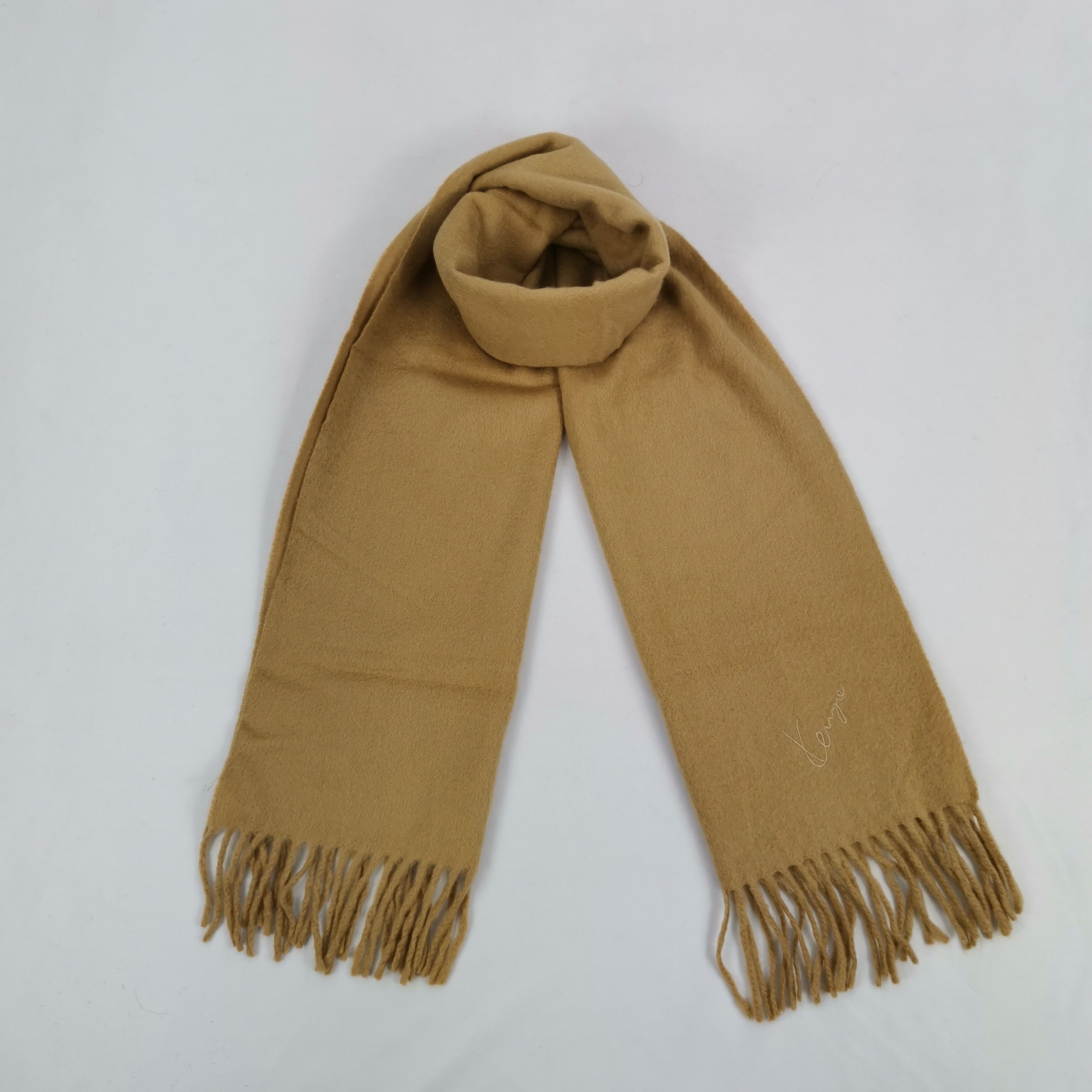 Kenzo Vintage Kenzo Scarf Muffler Wool Cashmere Scarves Size ONE SIZE - 1 Thumbnail