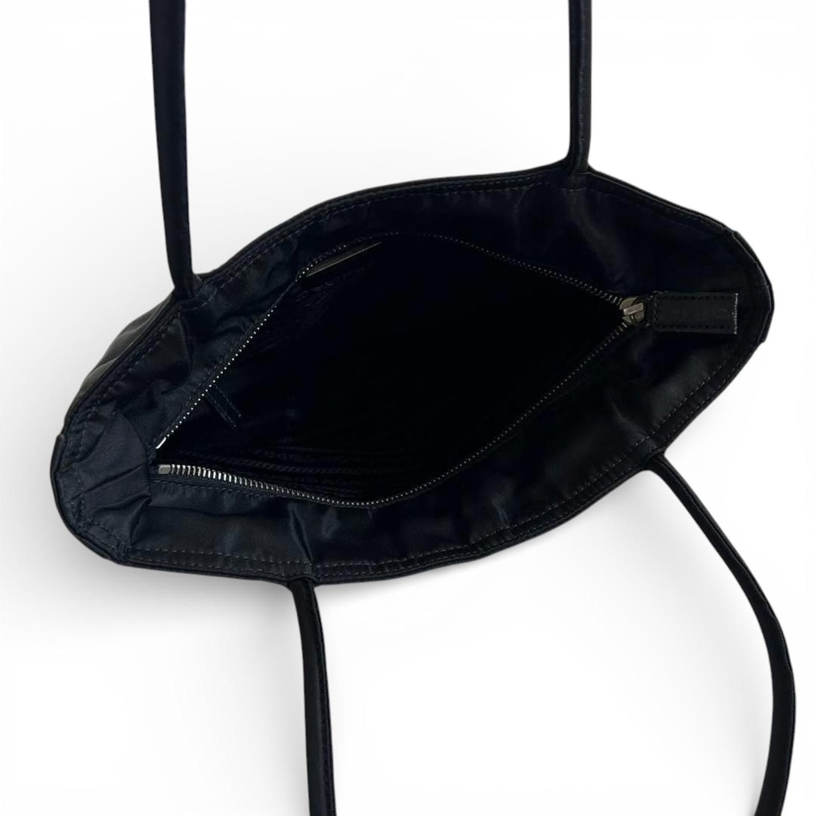 Prada Prada - Black Nylon Tote Bag Size ONE SIZE - 5 Thumbnail