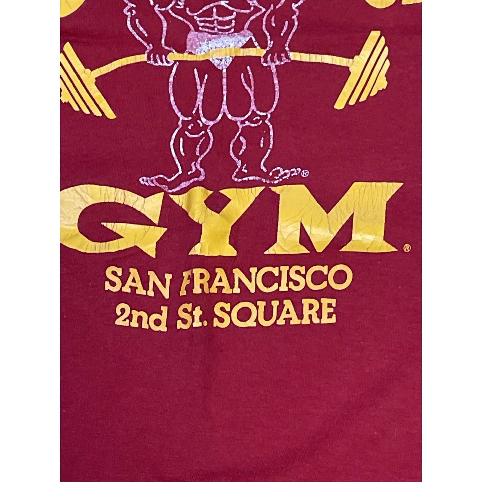 Other 80’s Gold's Gym Single Stitch Muscle Tank Top Small Red Rare Size US S / EU 44-46 / 1 - 2 Thumbnail
